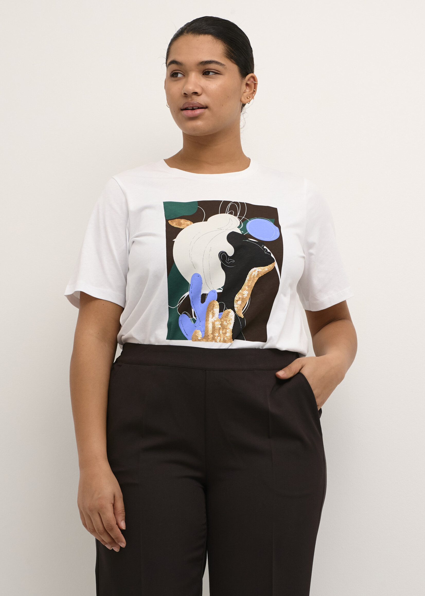 KAFFE CURVE KAFFECURVE-TSHIRT-10581785