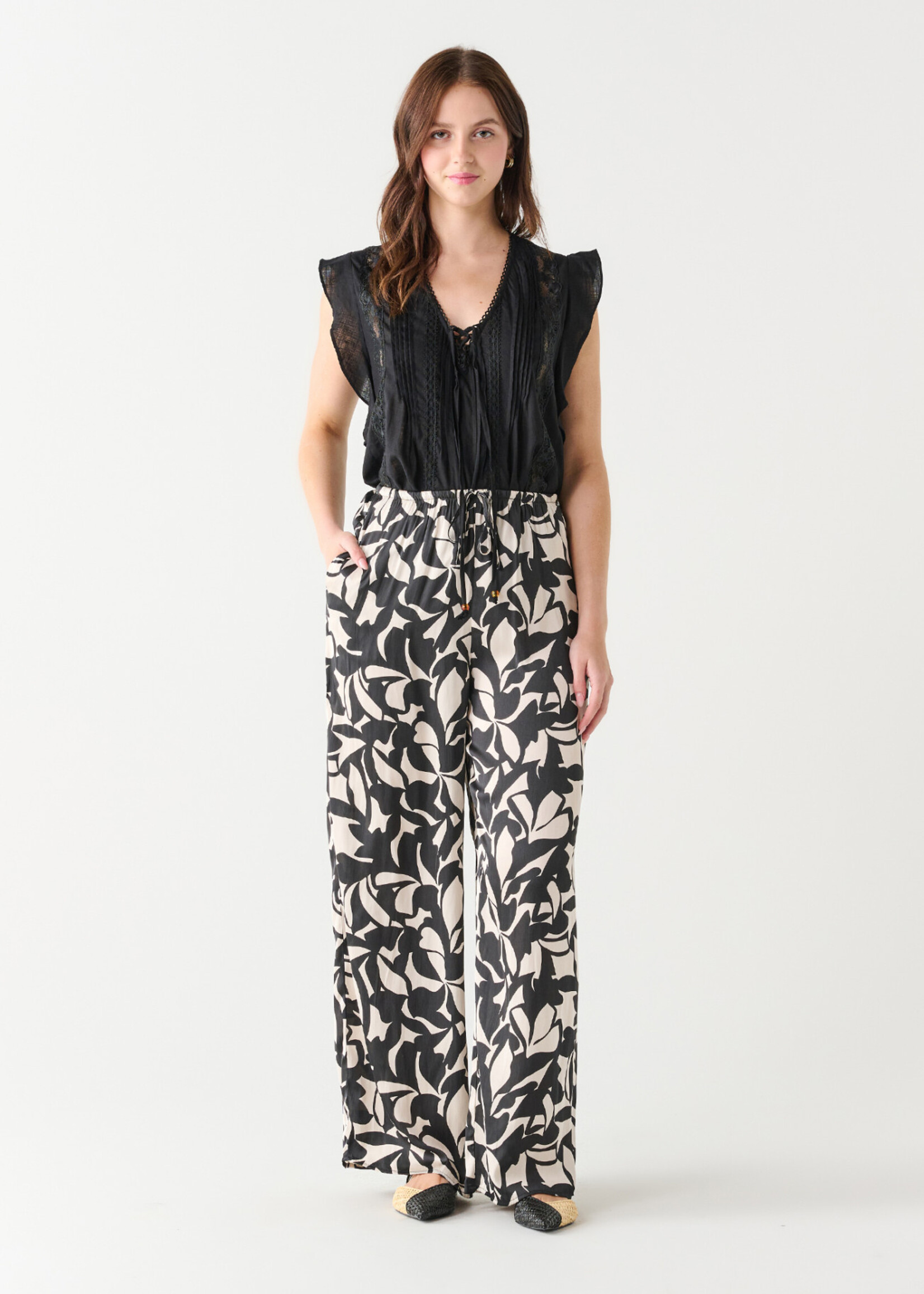 BLACK TAPE BLACK TAPE-PANTALON ÉVASÉ-2322726T