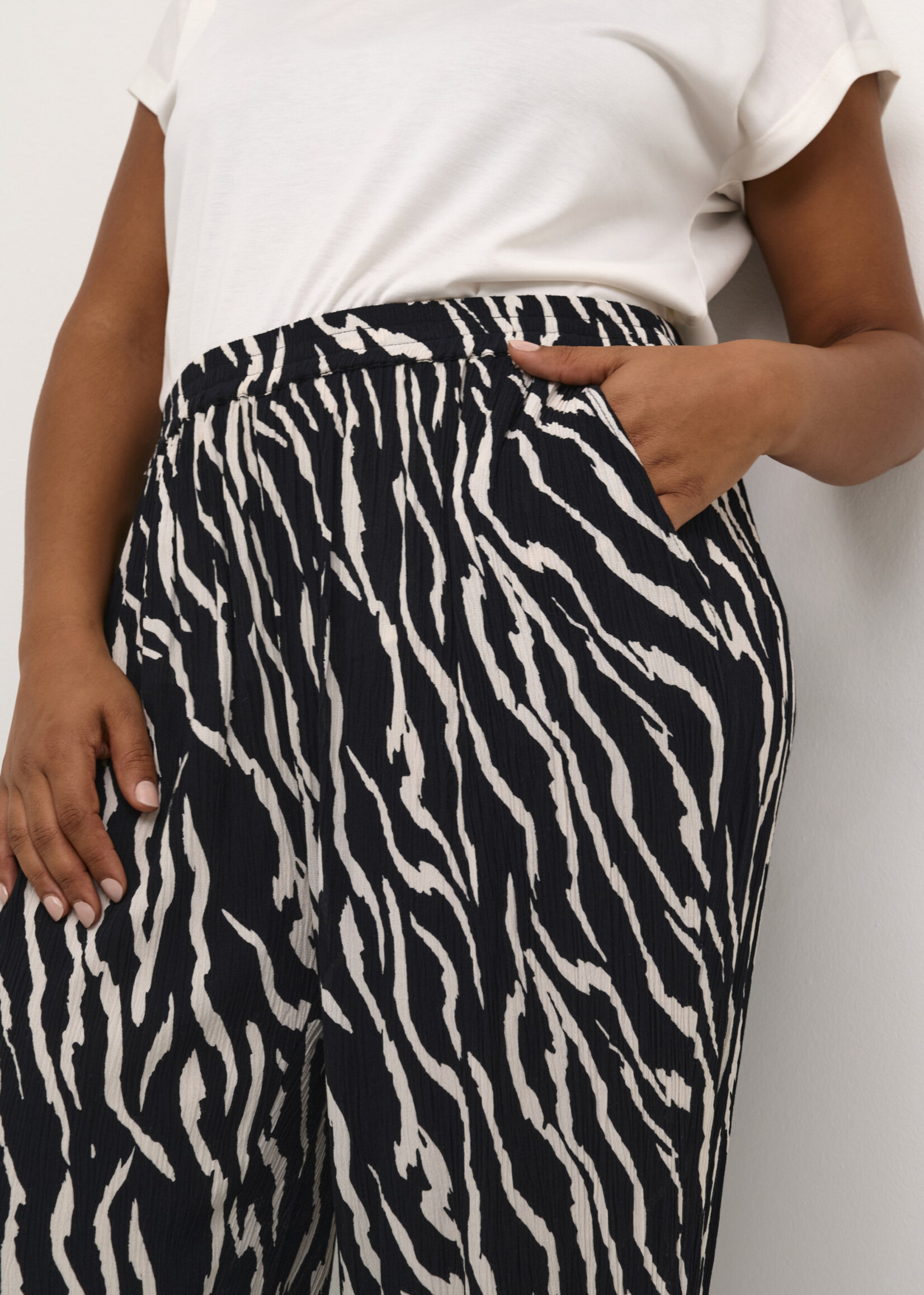 KAFFE CURVE KAFFE CURVE-PANTALON EVASER-10582225