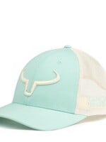 RANCH BRAND RANCHER Turquoise & Mesh crème / logo crème