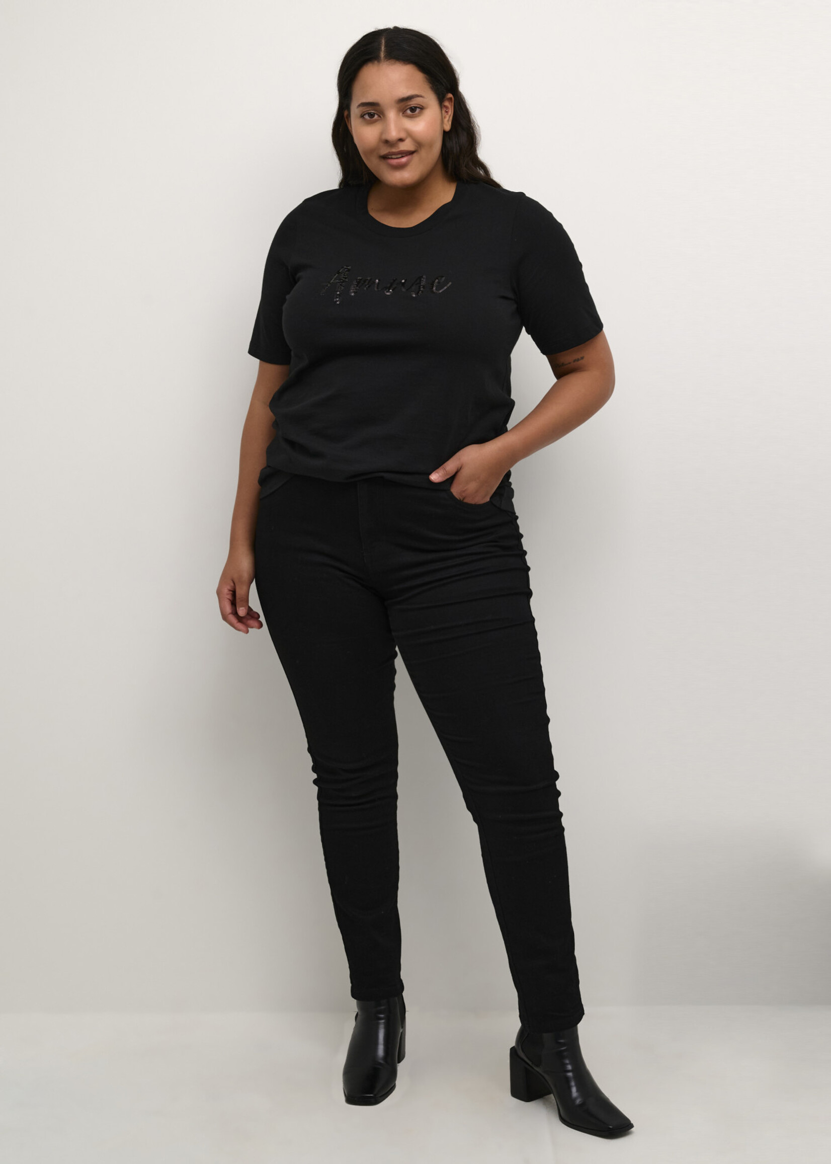 KAFFE CURVE KAFFE CURVE-T-SHIRT-10581879
