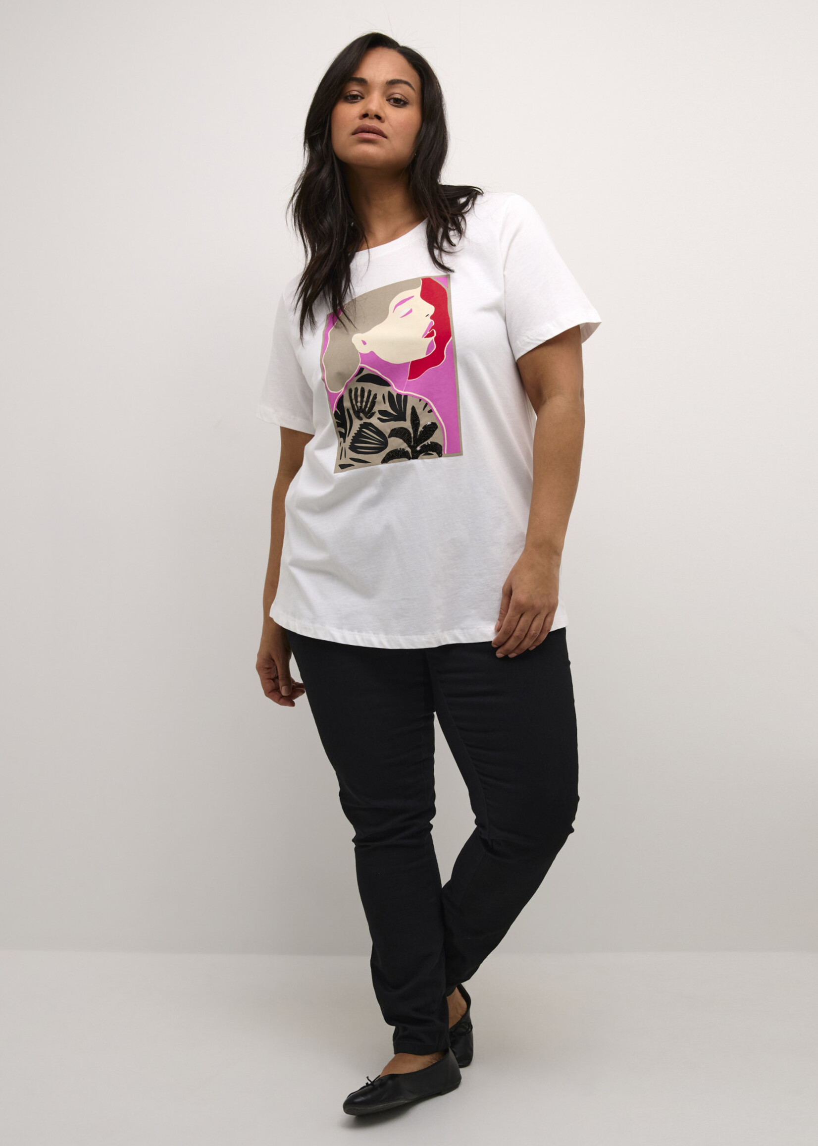 KAFFE CURVE KAFFE CURVE-T-SHIRT-10581965