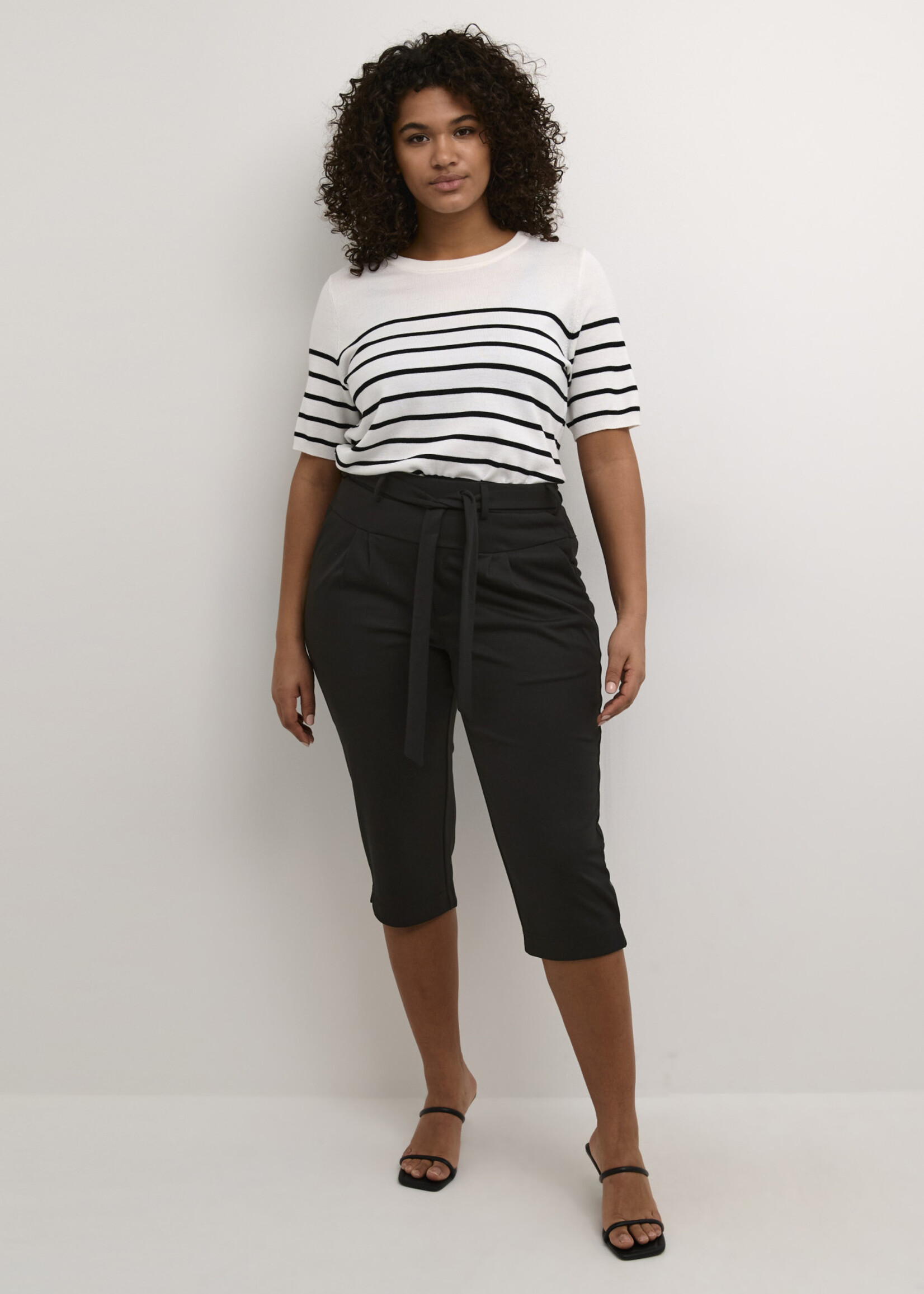 KAFFE CURVE KAFFE CURVE-PANTALON 3/4-10582427
