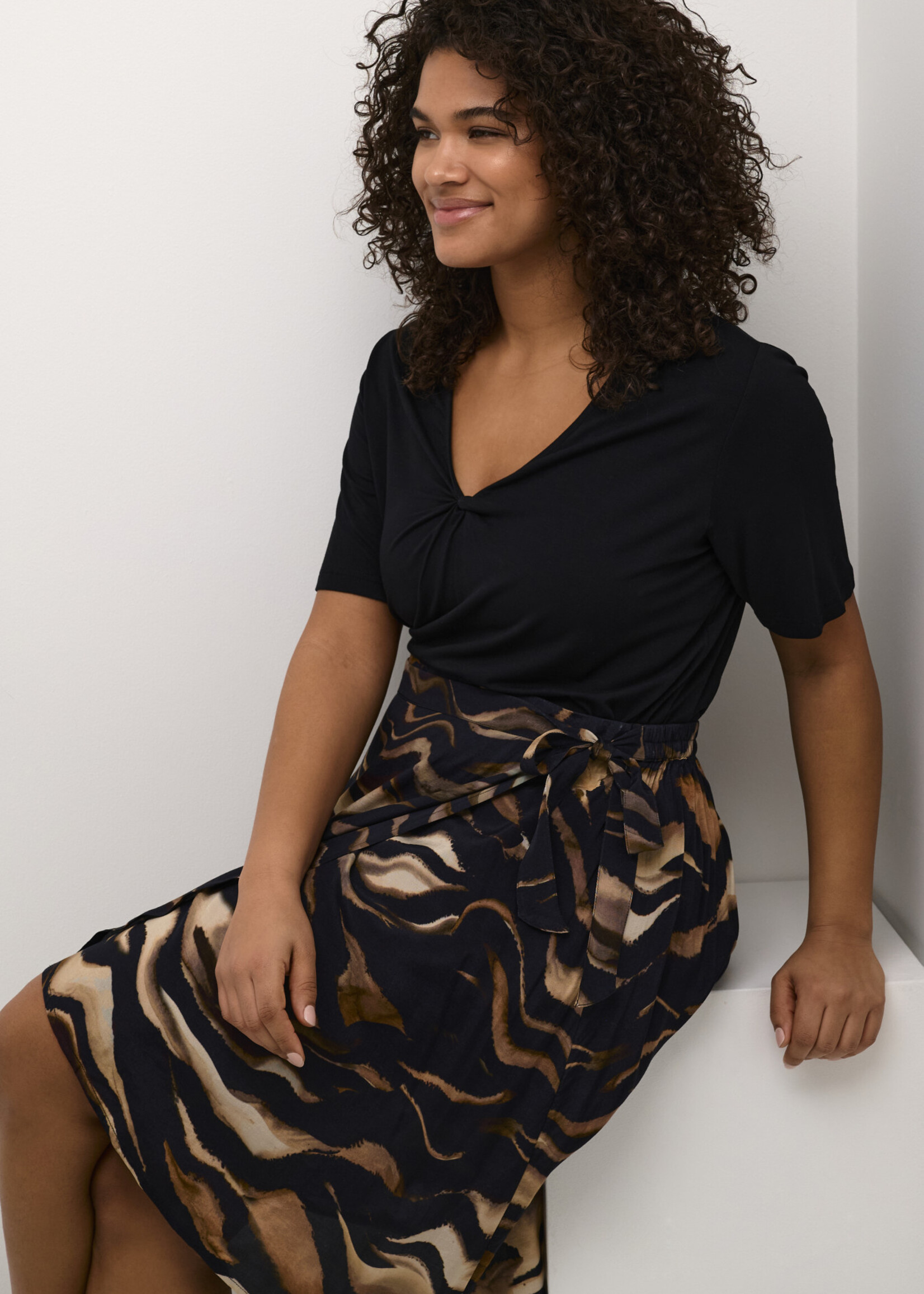 KAFFE CURVE KAFFE CURVE-T-SHIRT-10582322