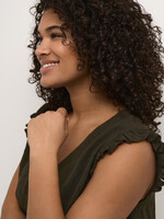 KAFFE CURVE KAFFE CURVE-CHEMISIER SANS MANCHE-10582334