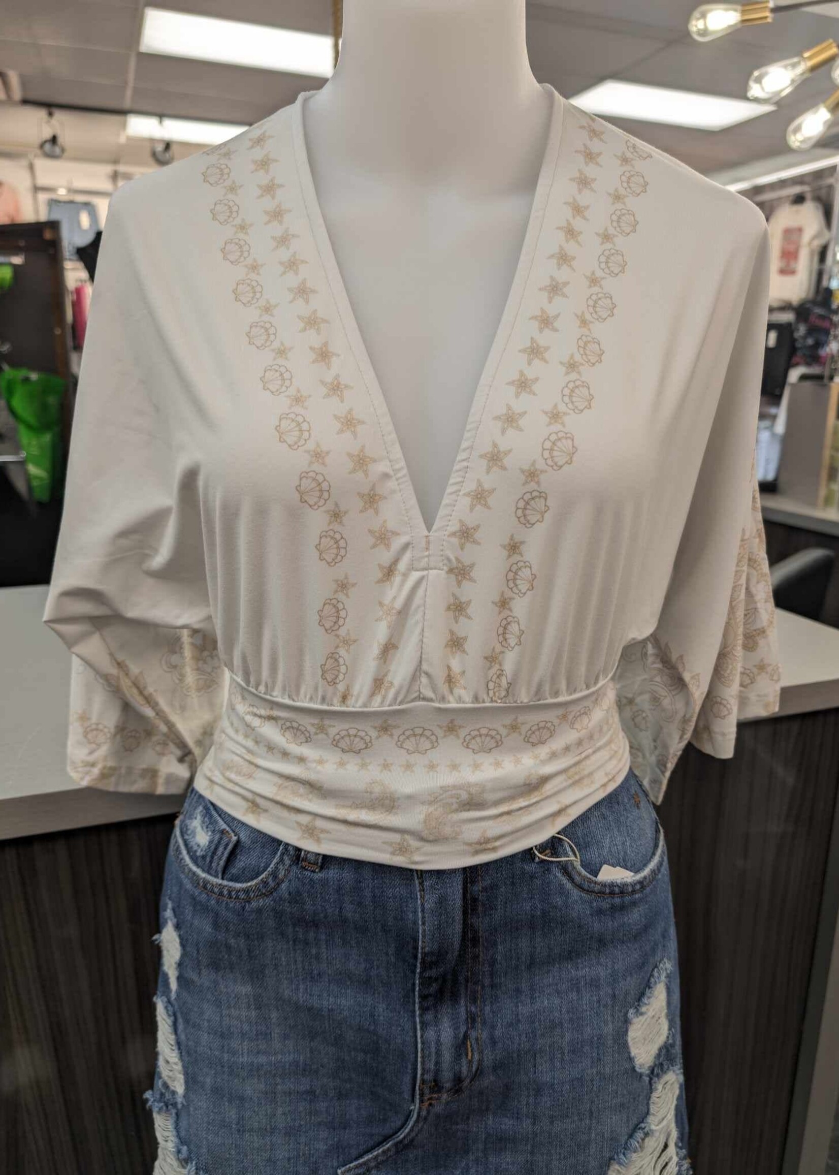 LEZALEZ LEZ A LEZ-CROP TOP-8944L