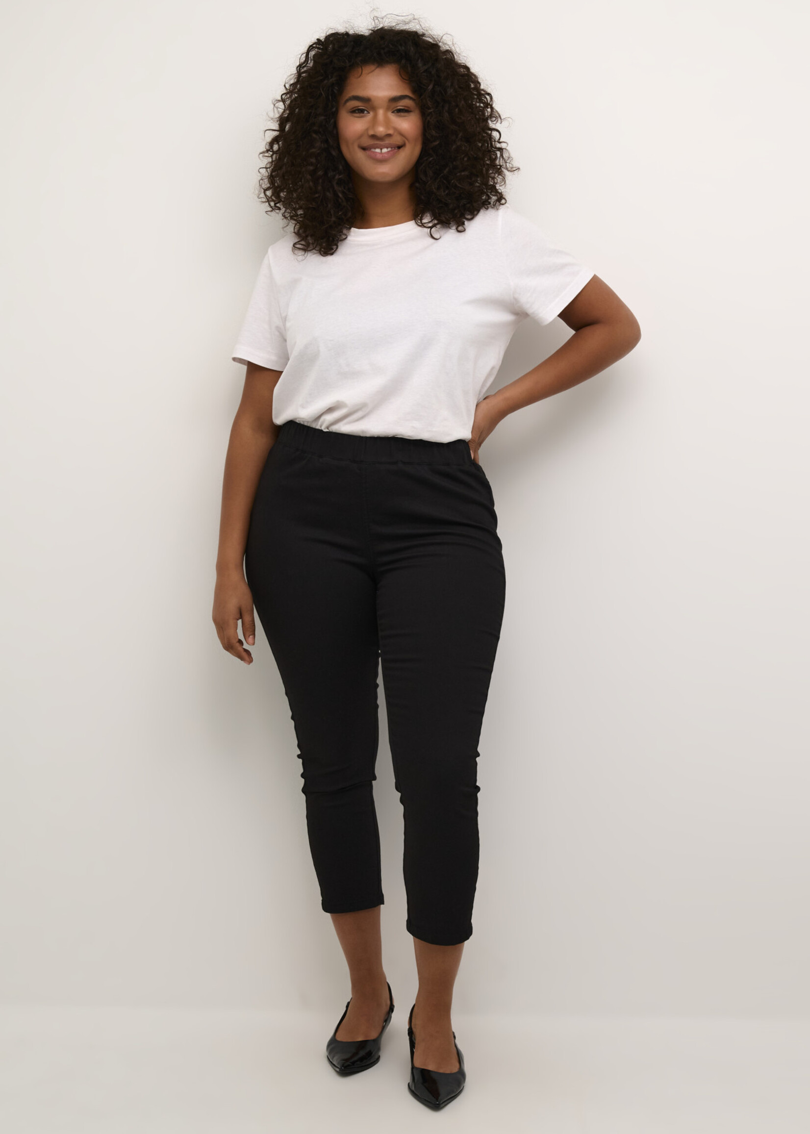 KAFFE CURVE KAFFE CURVE-PANTALON 3/4-10582385