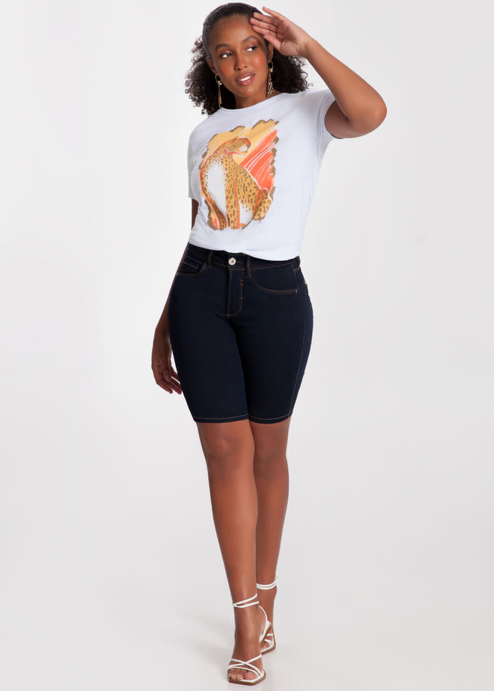 LUNENDER JEANS LUNENDER-CAPRI-20354