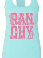 RANCH BRAND RANCH BRAND-CAMISOLE-TURQUOISE/CORAIL