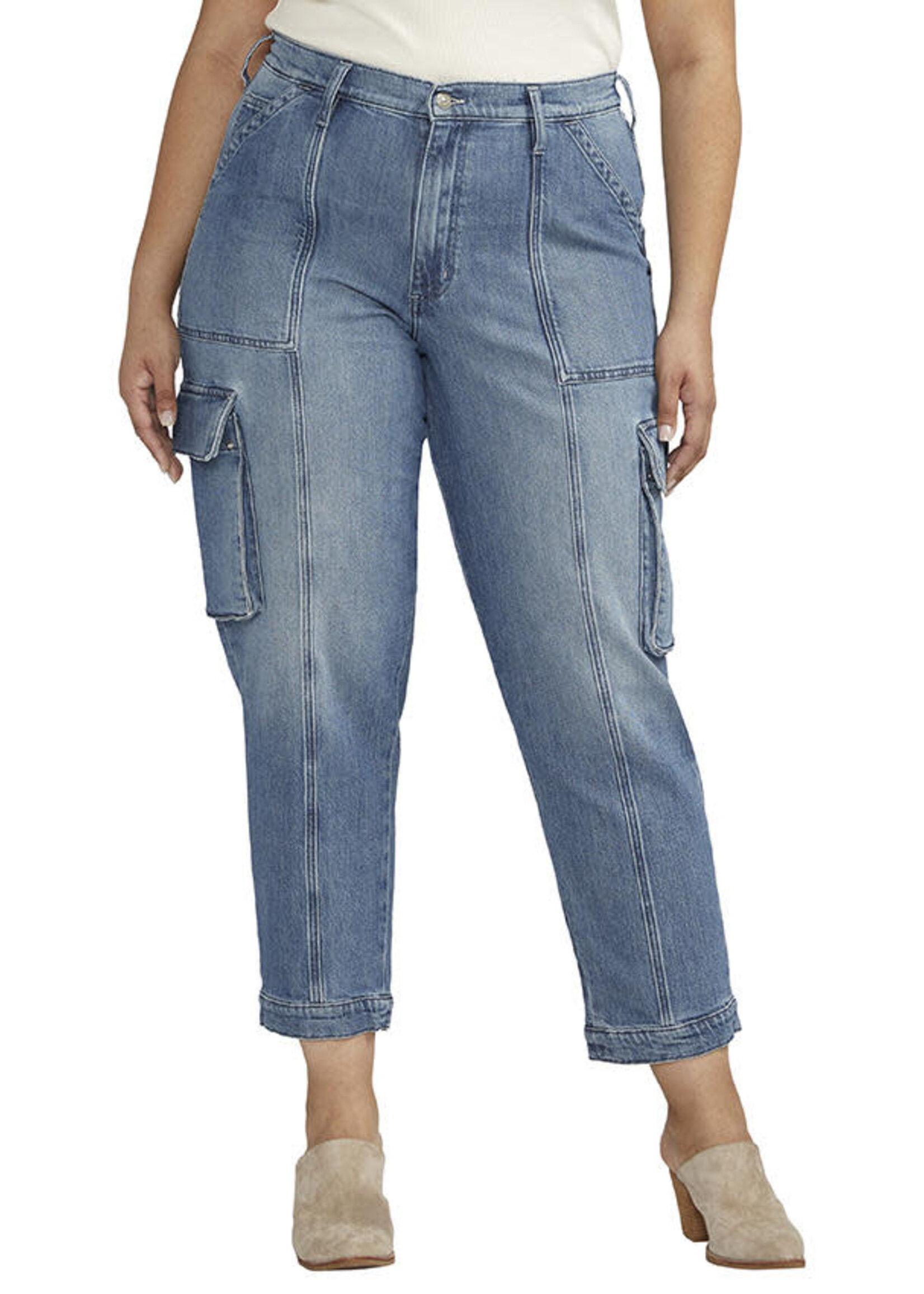SILVER JEANS SILVER JEANS-JEANS CARGO 3/4-W28380ACS251