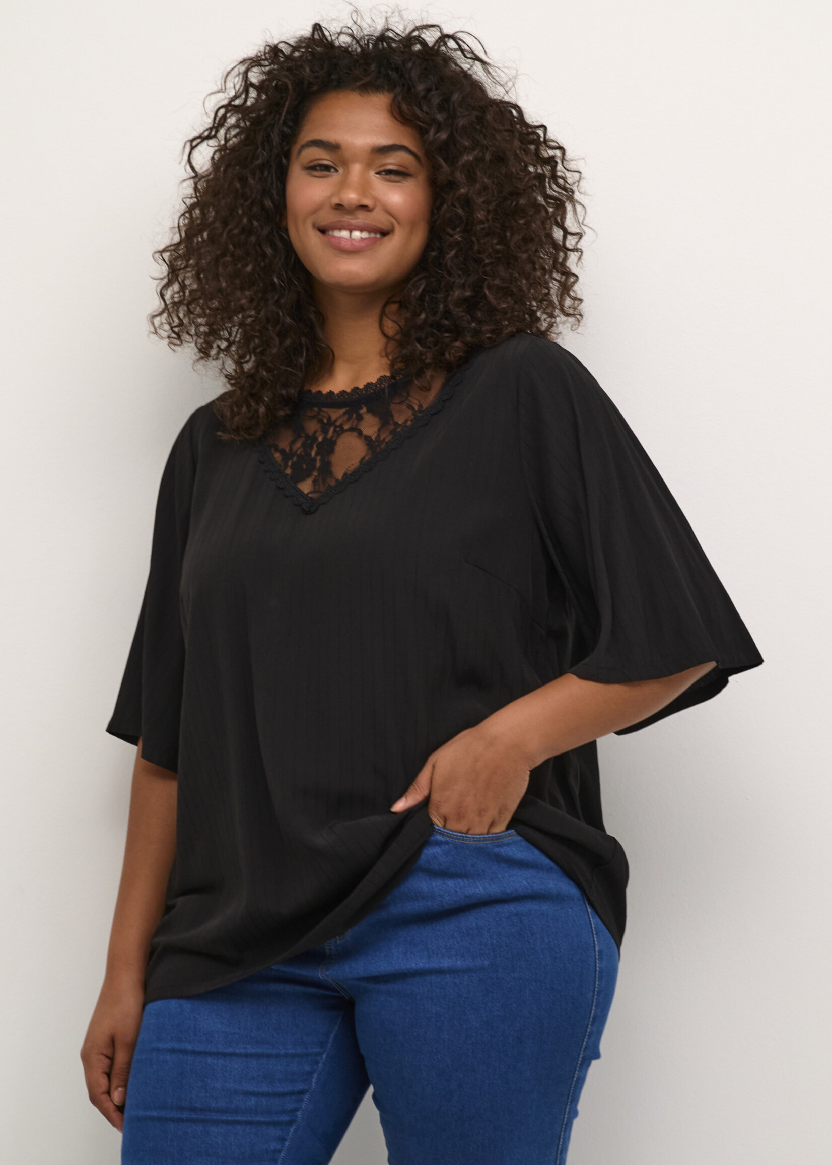 KAFFE CURVE KAFFE CURVE-T-SHIRT-10582456