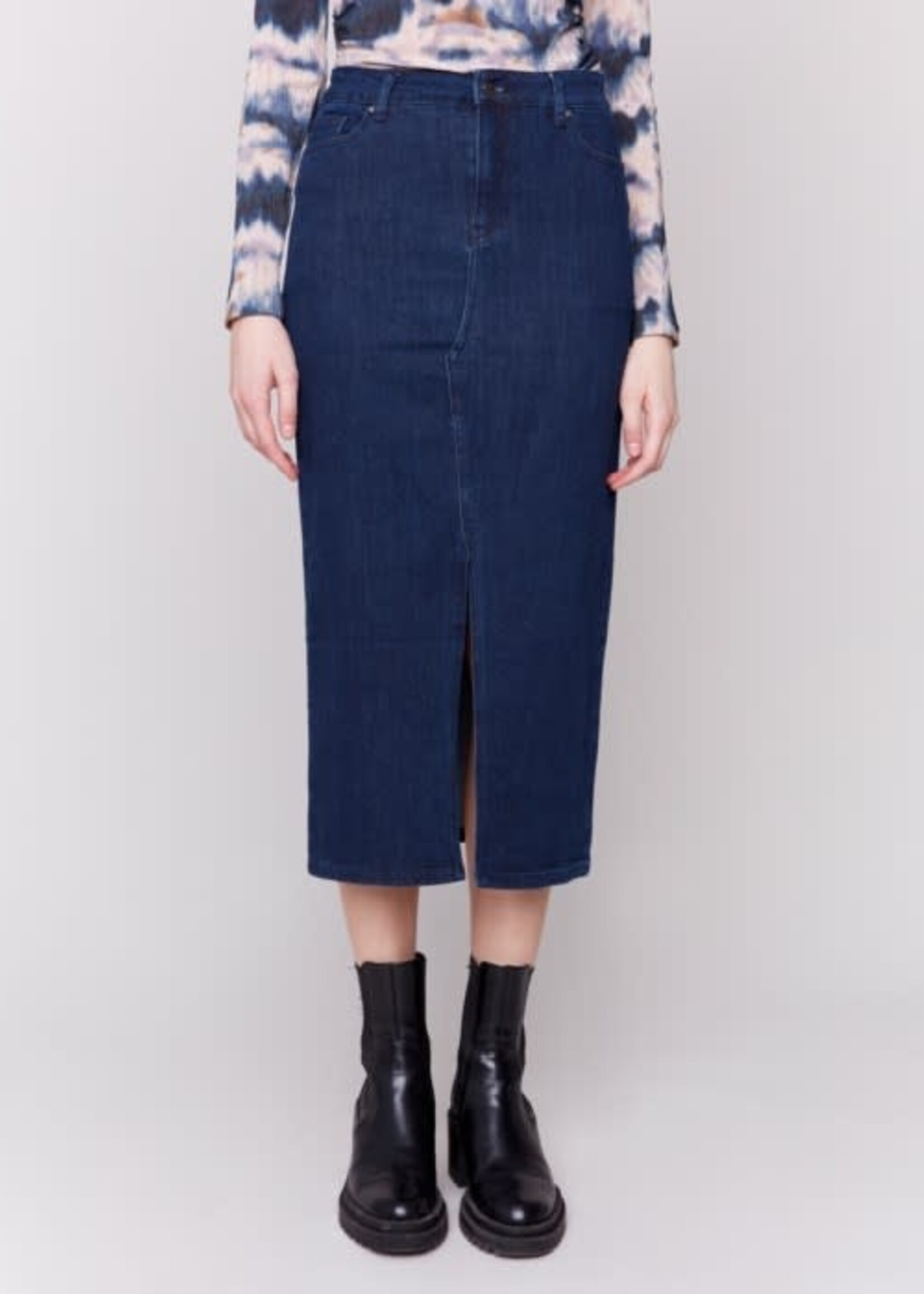 CHARLIE B CHARLIE B-JUPE JEANS-C7073-301B