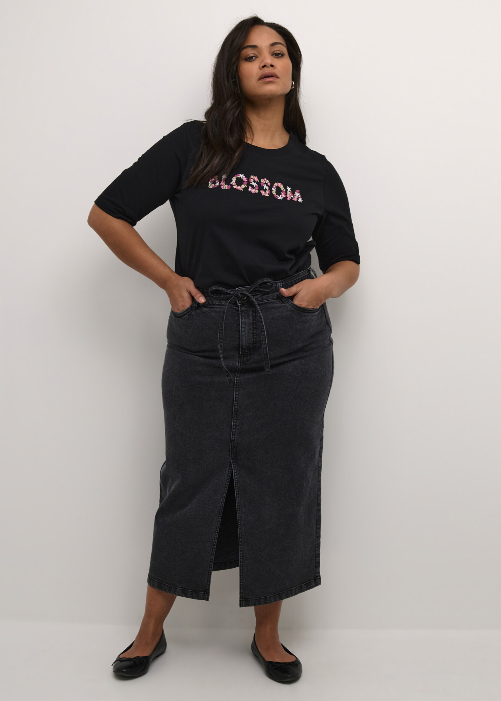 KAFFE CURVE KAFFE CURVE-JUPE JEANS-10582400