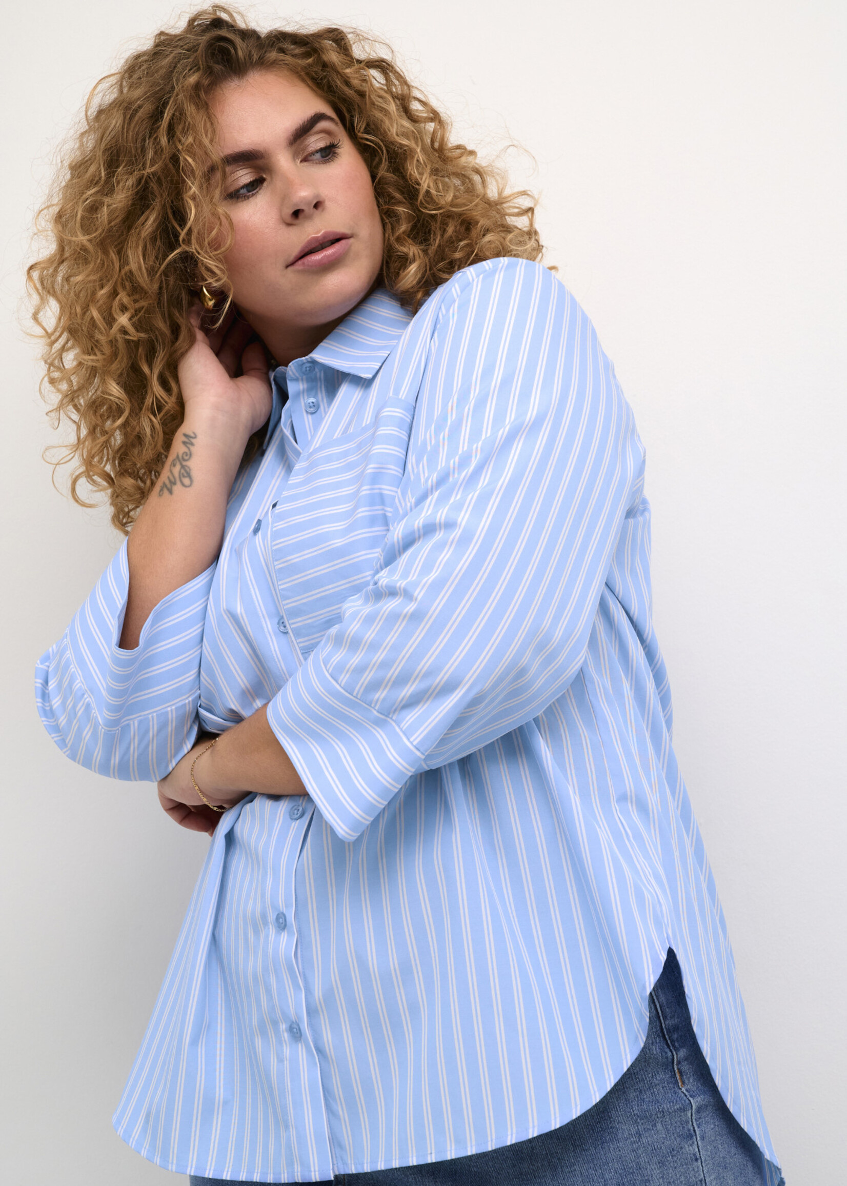 KAFFE CURVE KAFFE CURVE-CHEMISE-10582465