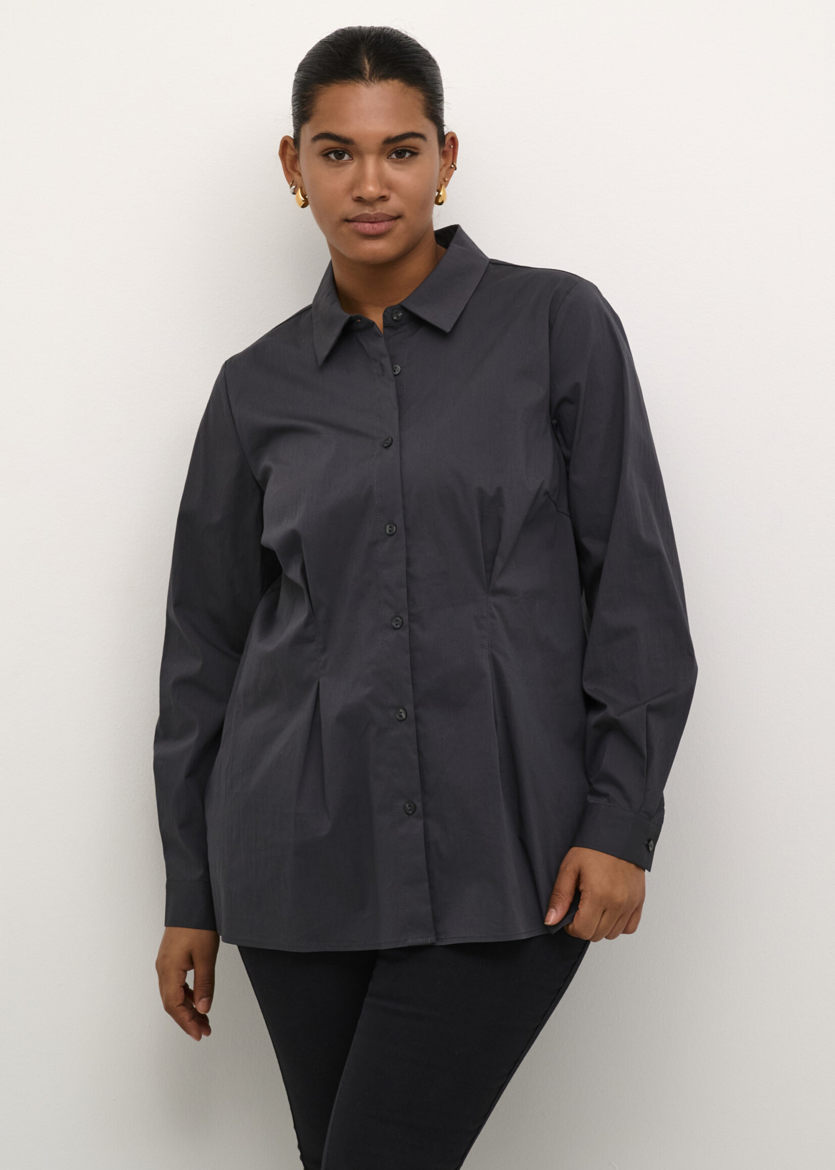 KAFFE CURVE KAFFE CUVRE-CHEMISE-10582631