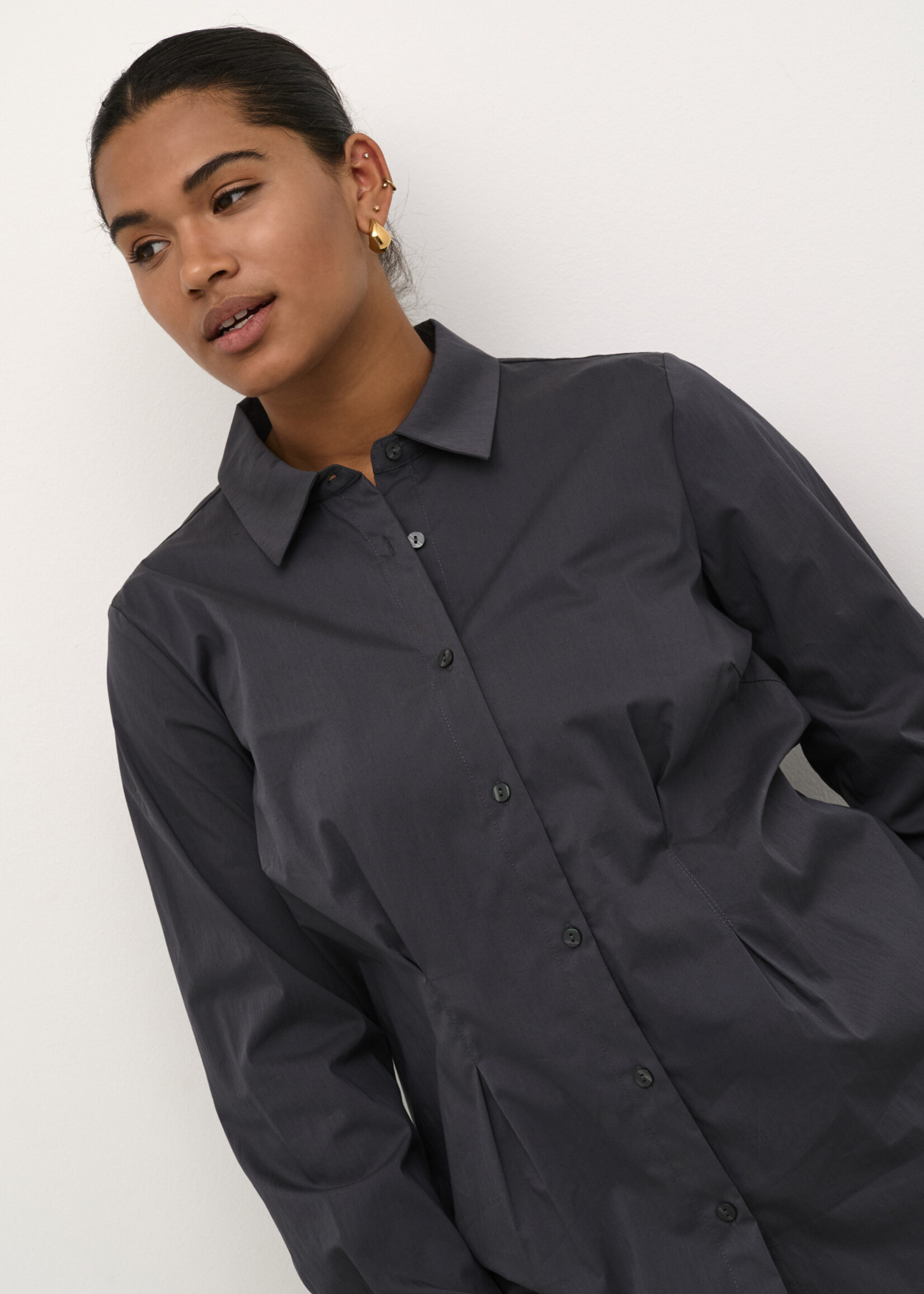 KAFFE CURVE KAFFE CUVRE-CHEMISE-10582631