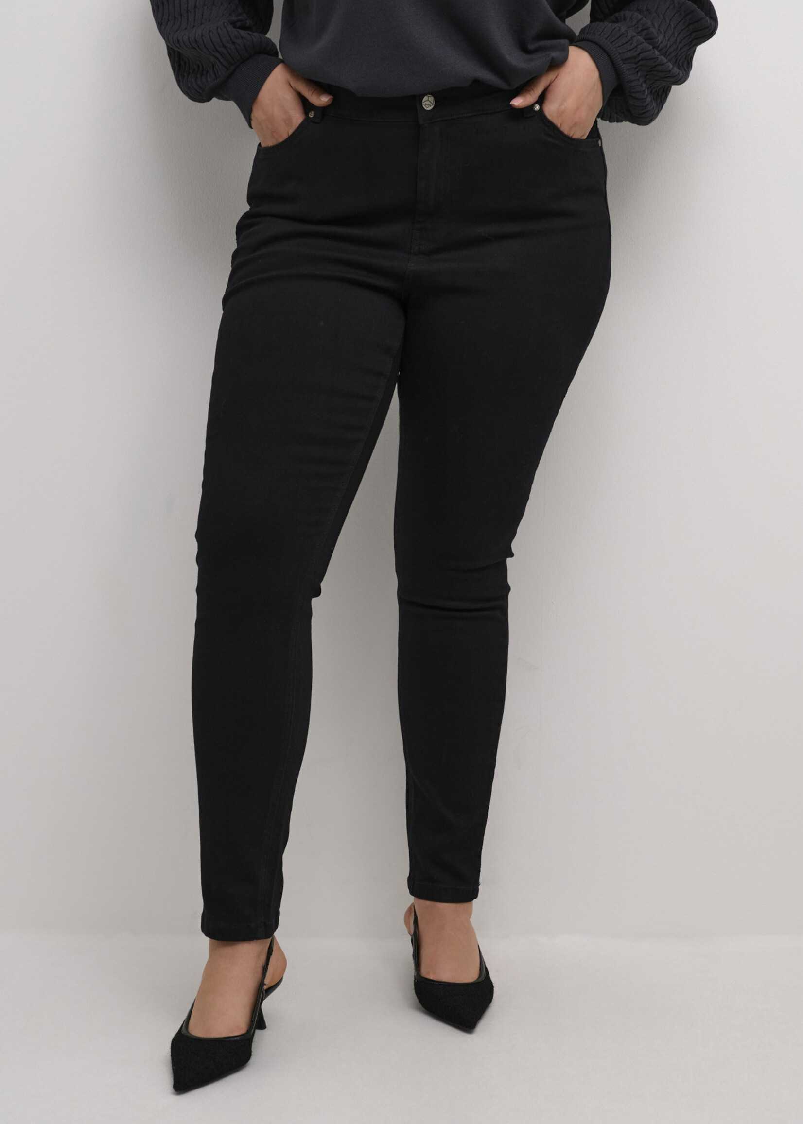 KAFFE CURVE KAFFE CUVRE-JEANS SKINNY-10582365
