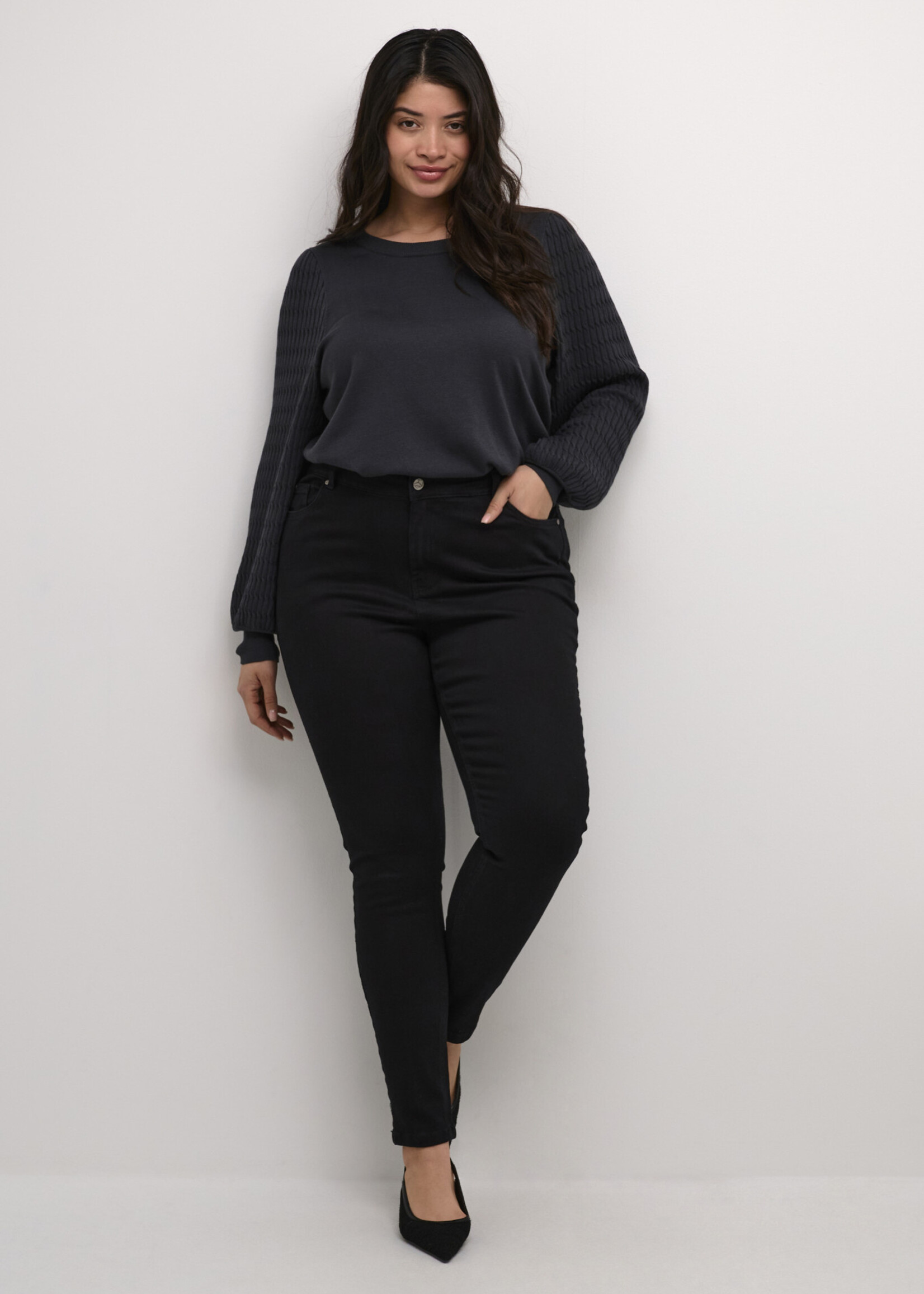 KAFFE CURVE KAFFE CUVRE-JEANS SKINNY-10582365