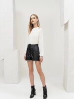 LEZALEZ lezalez-short cuir-6673L