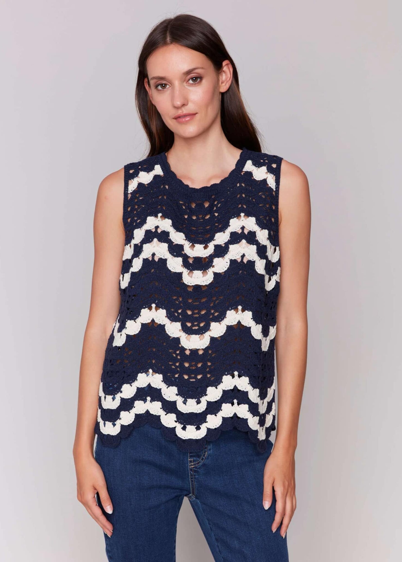 CHARLIE B CHARLIEB-GILET-C4612-217C
