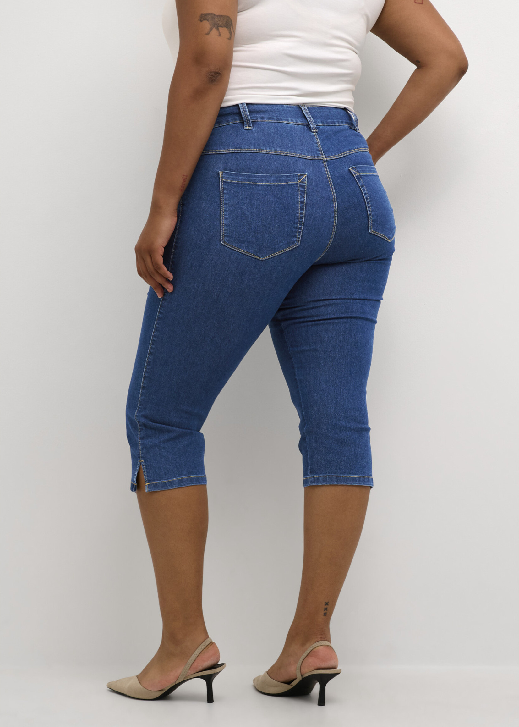 KAFFE CURVE KAFFE CURVE-JEANS 3/4-10580889