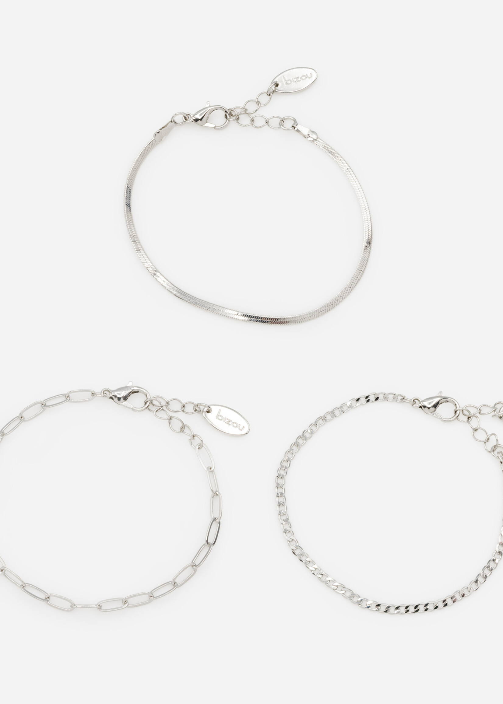 BIZOU 3 BRACELET ARGENT-03AR