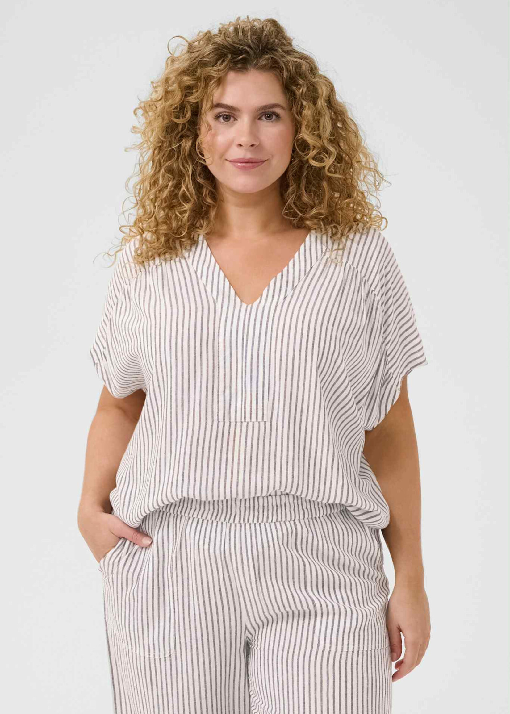 KAFFE CURVE DKCOMPANY-T-SHIRT-10583097