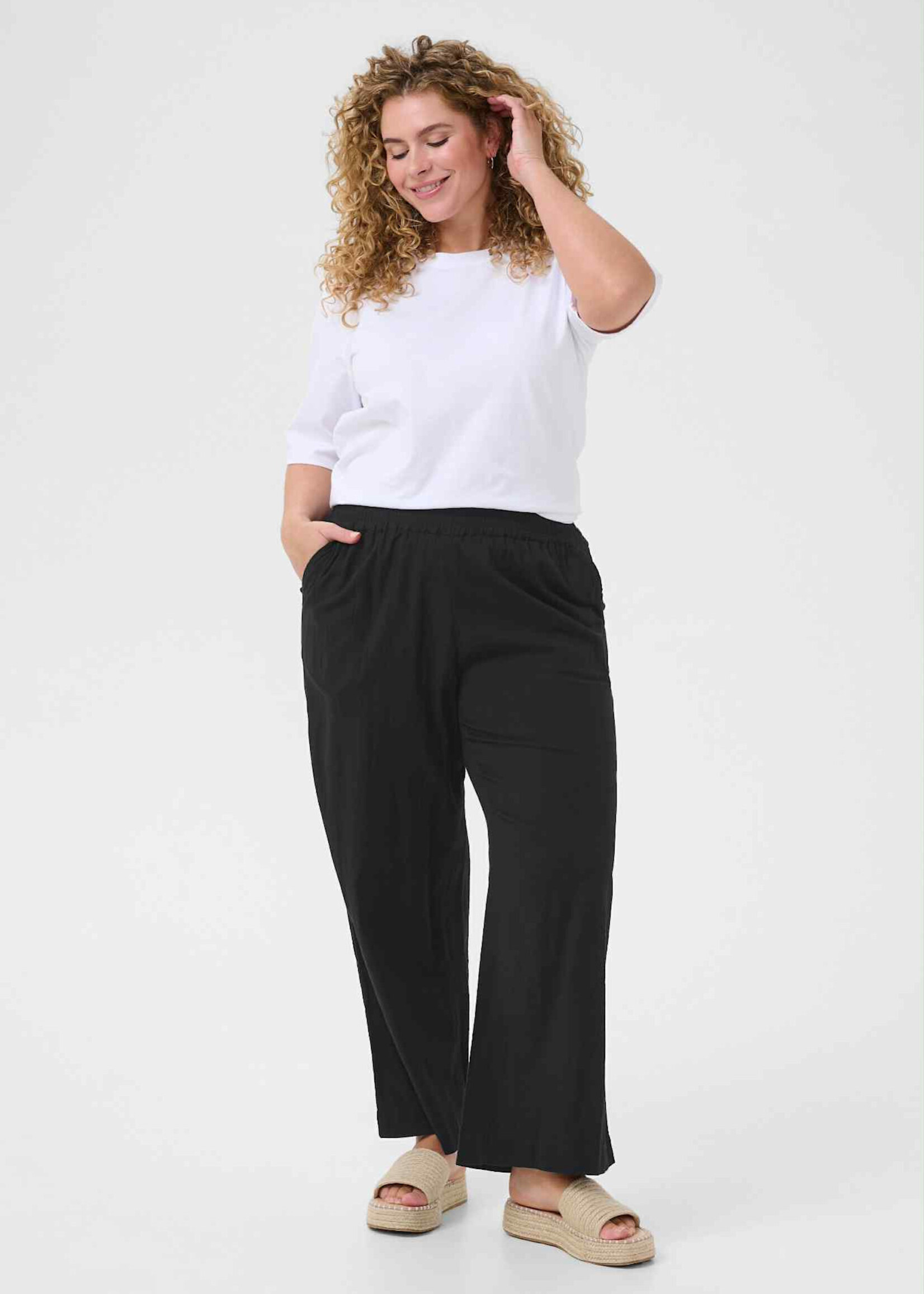 KAFFE CURVE KAFFE CURVE-PANTALON 7/8-10582338