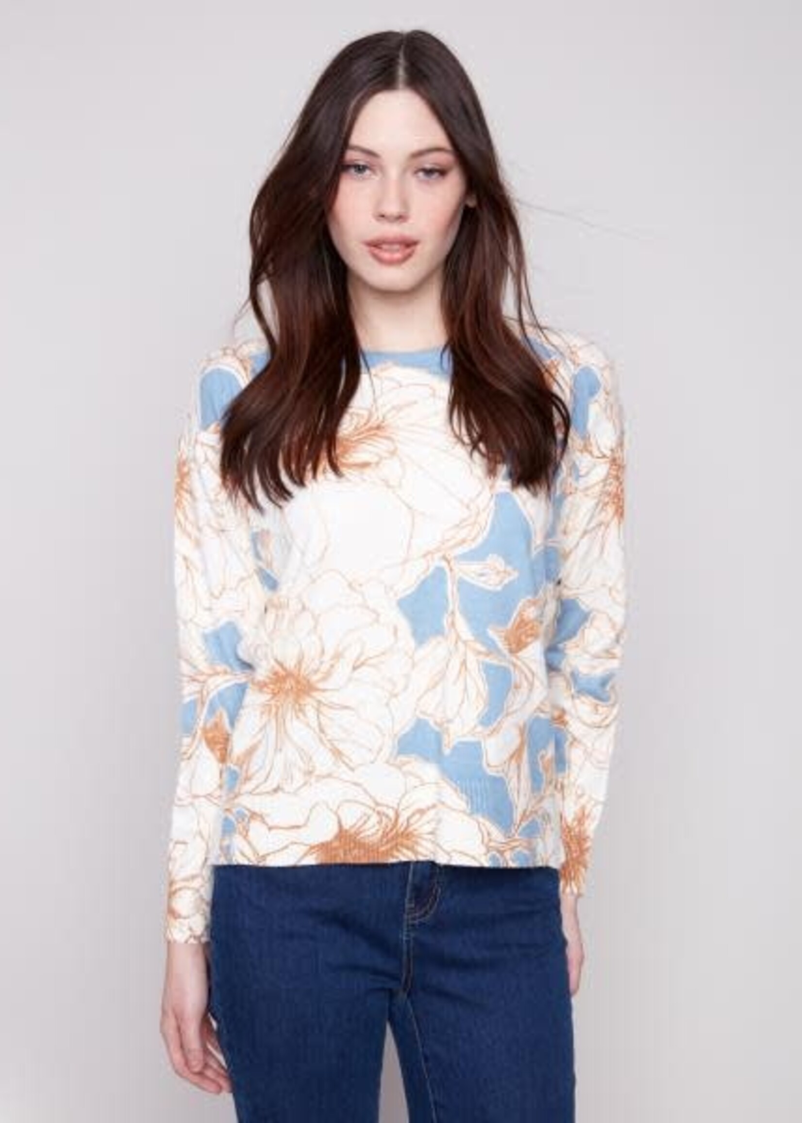 CHARLIE B CHARLIE-B SWEATER SIDE BUTTONS