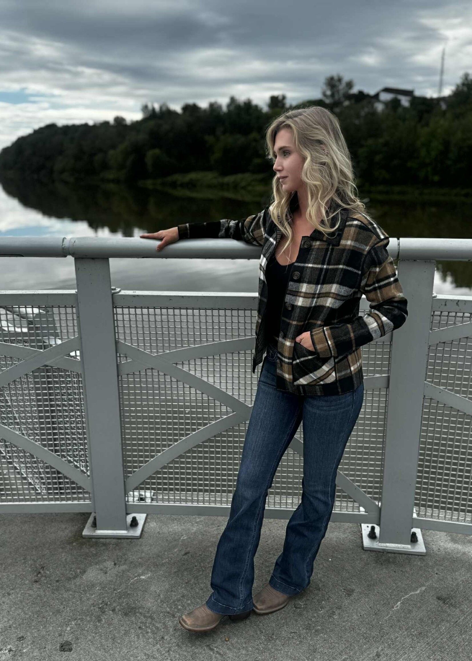 CHARLIE B CHARLIE B -JACKET-C6185Y