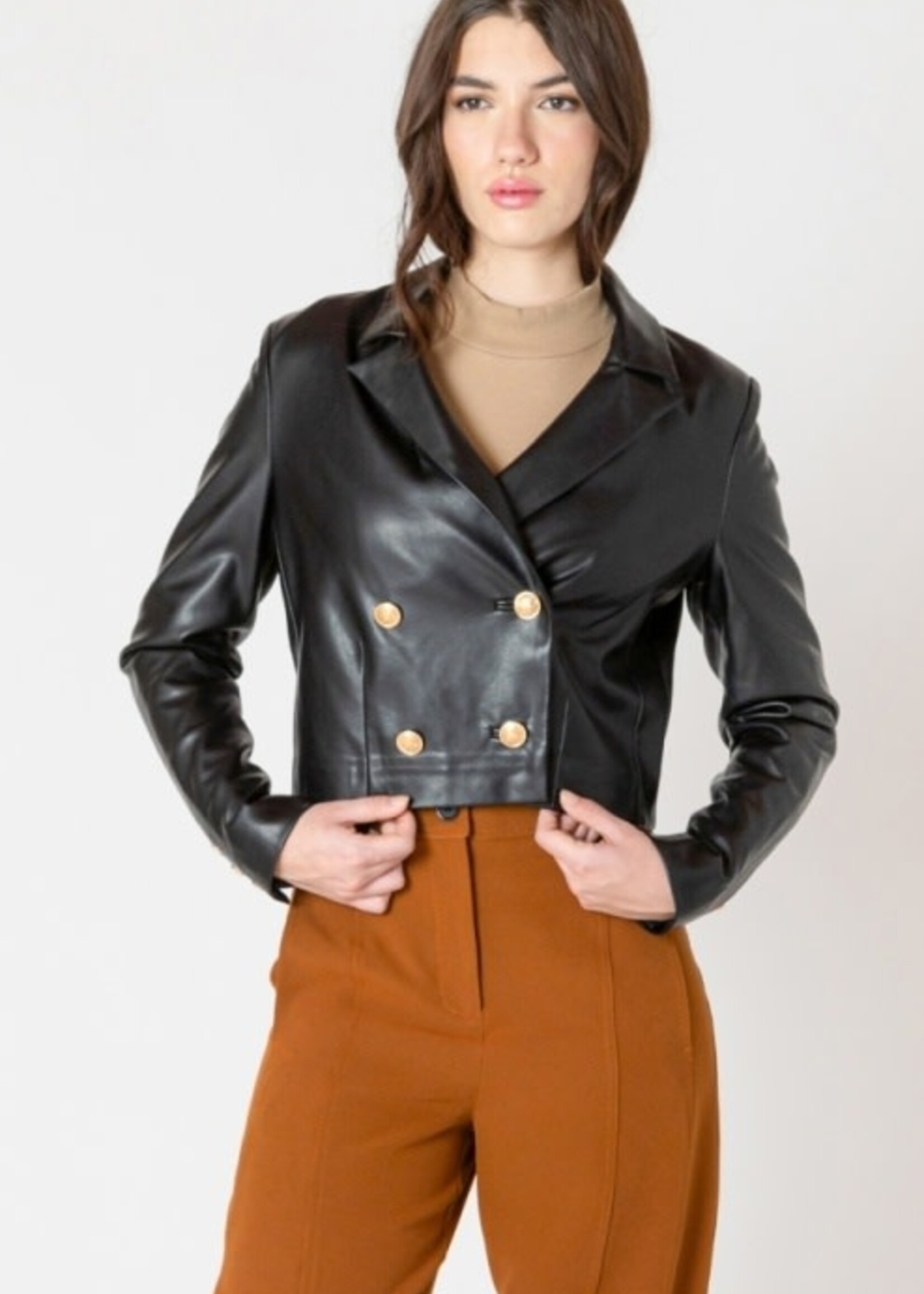 BLACK TAPE BLACKTAPE- JACKET FAUX CUIR-2629506T