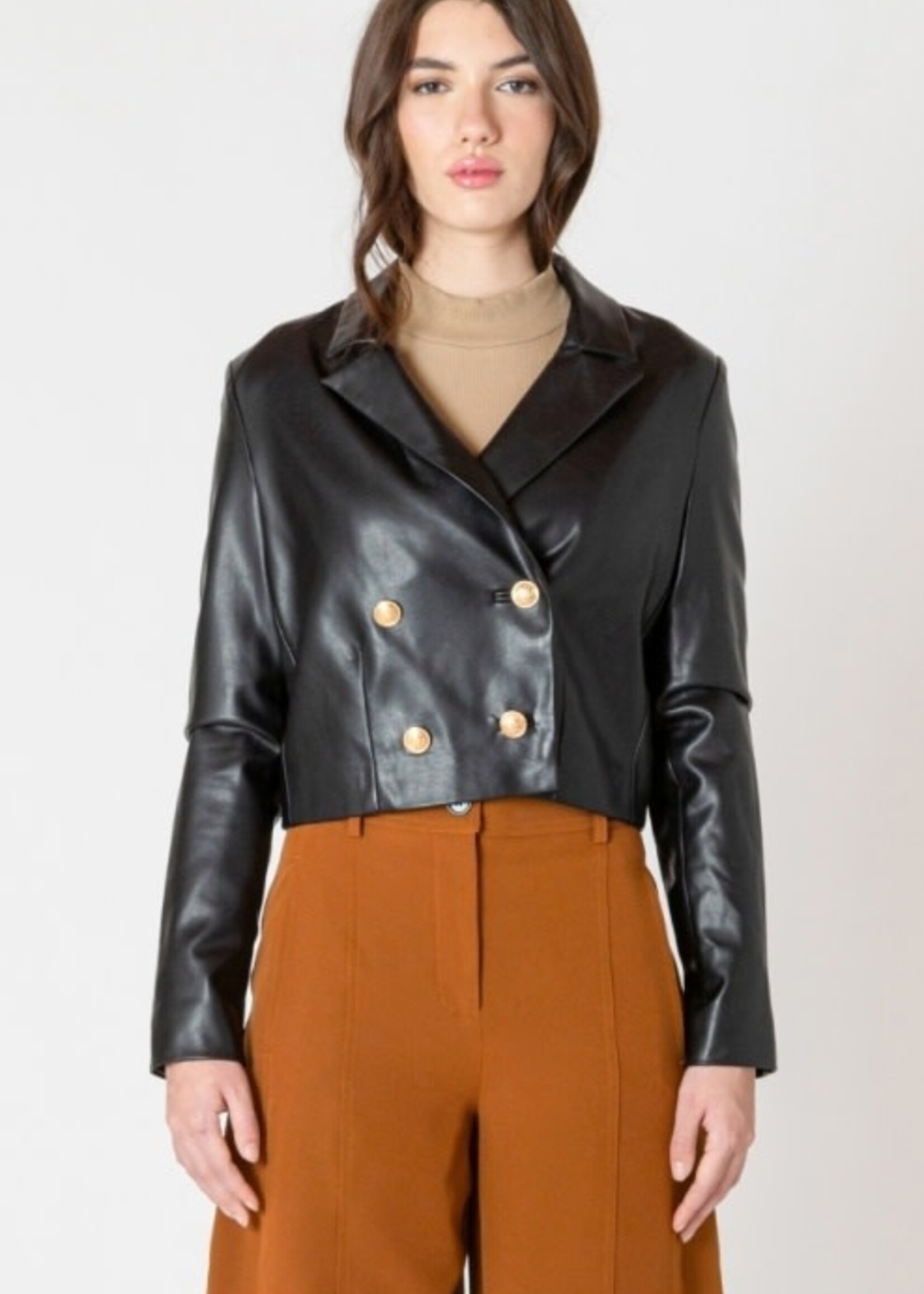 BLACK TAPE BLACKTAPE- JACKET FAUX CUIR-2629506T