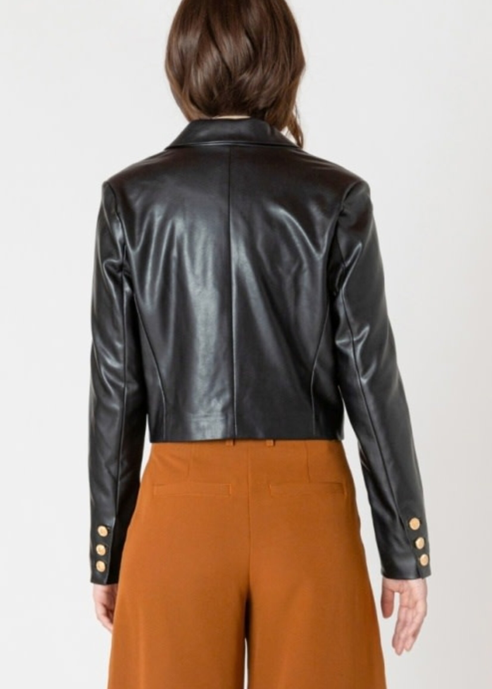 BLACK TAPE BLACKTAPE- JACKET FAUX CUIR-2629506T