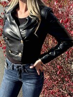 BLACK TAPE BLACK TAPE- JACKET FAUX CUIR-2629506T