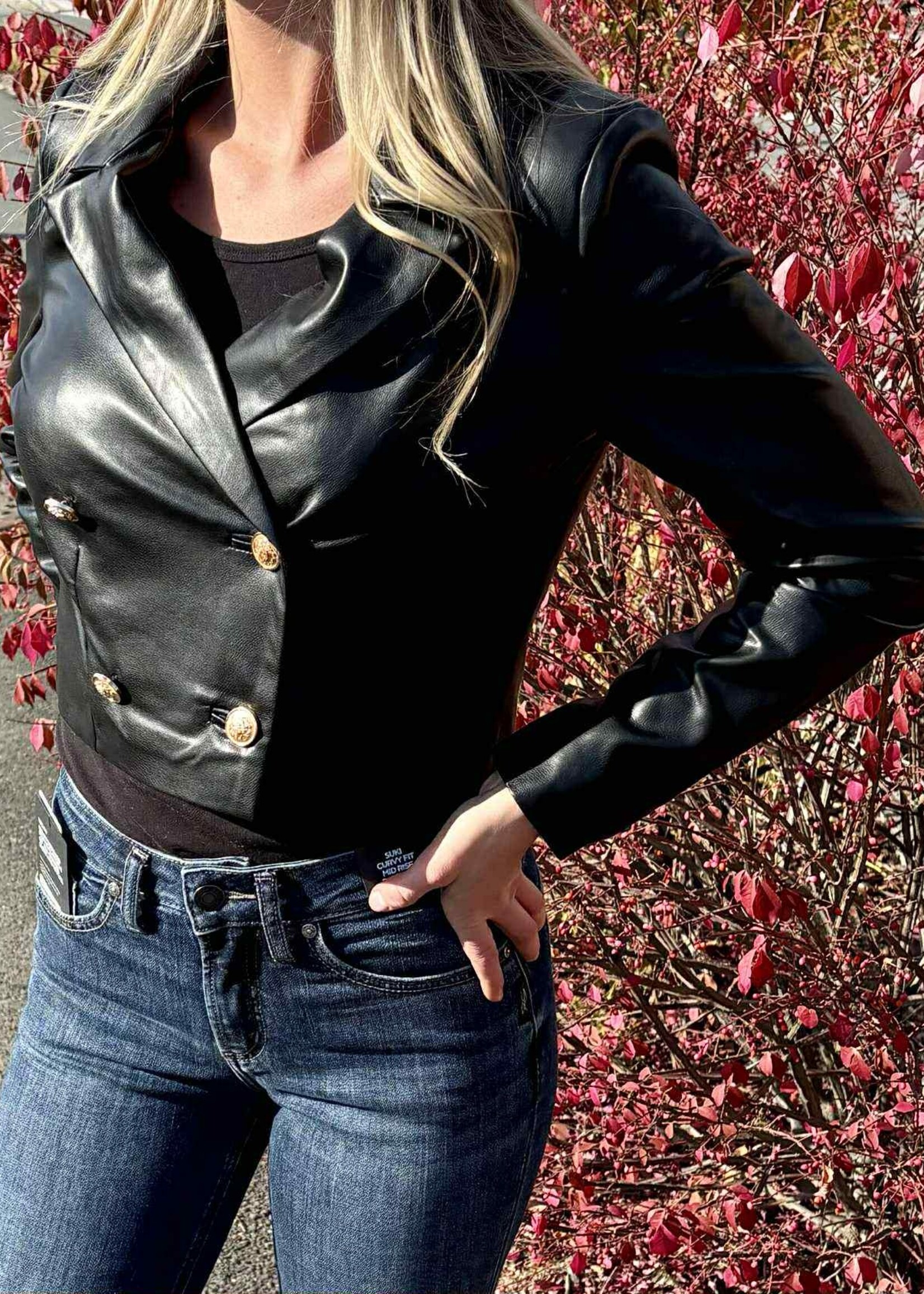 BLACK TAPE BLACK TAPE- JACKET FAUX CUIR-2629506T