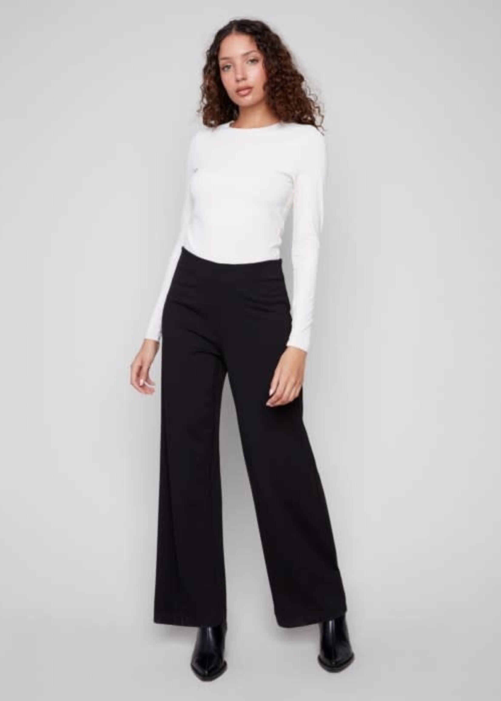 CHARLIE B CHARLIE B-PANTALON JAMBE LARGE-C5540R