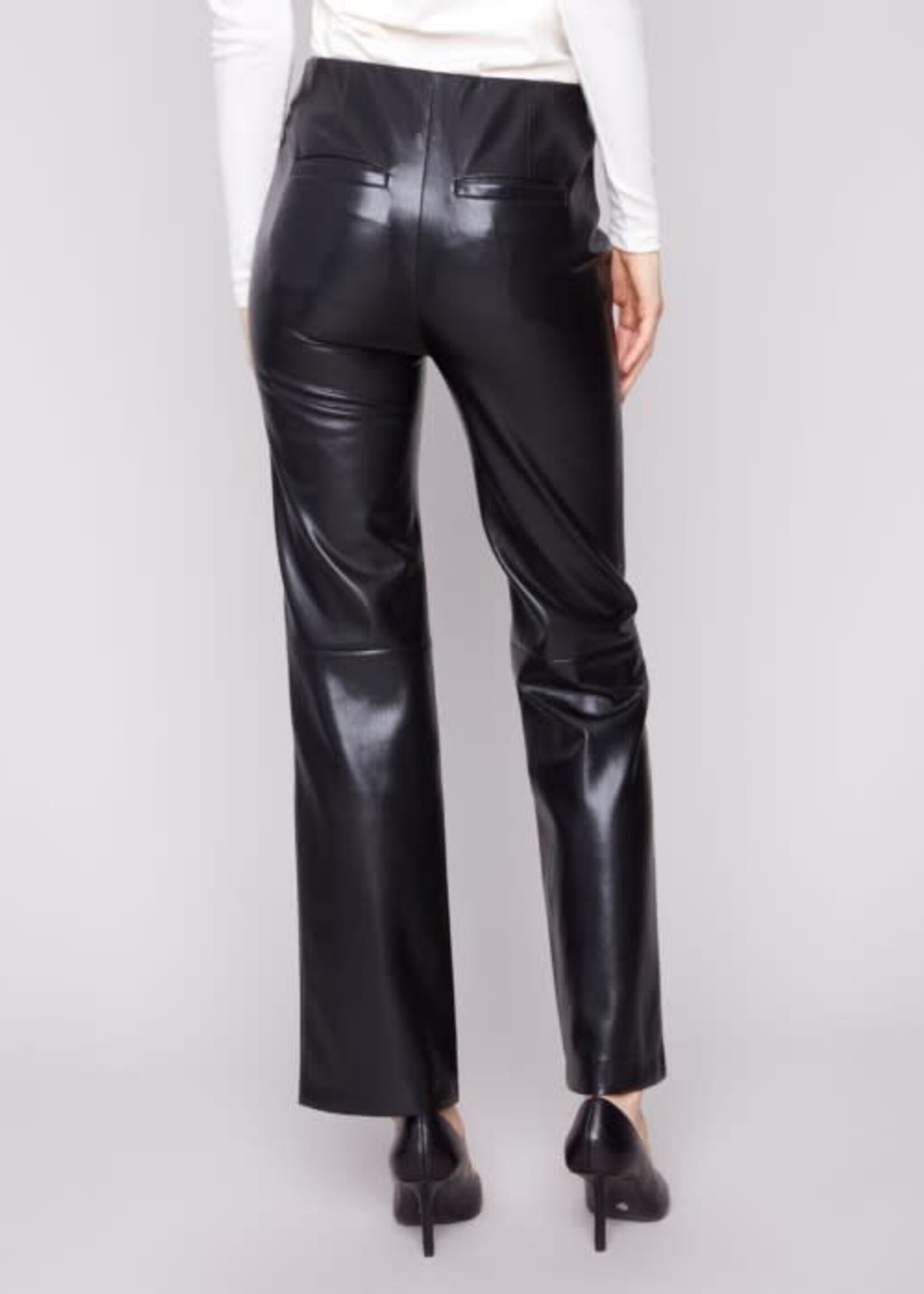 CHARLIE B CHARLIE B-PANTALON FAUX CUIR-C5685
