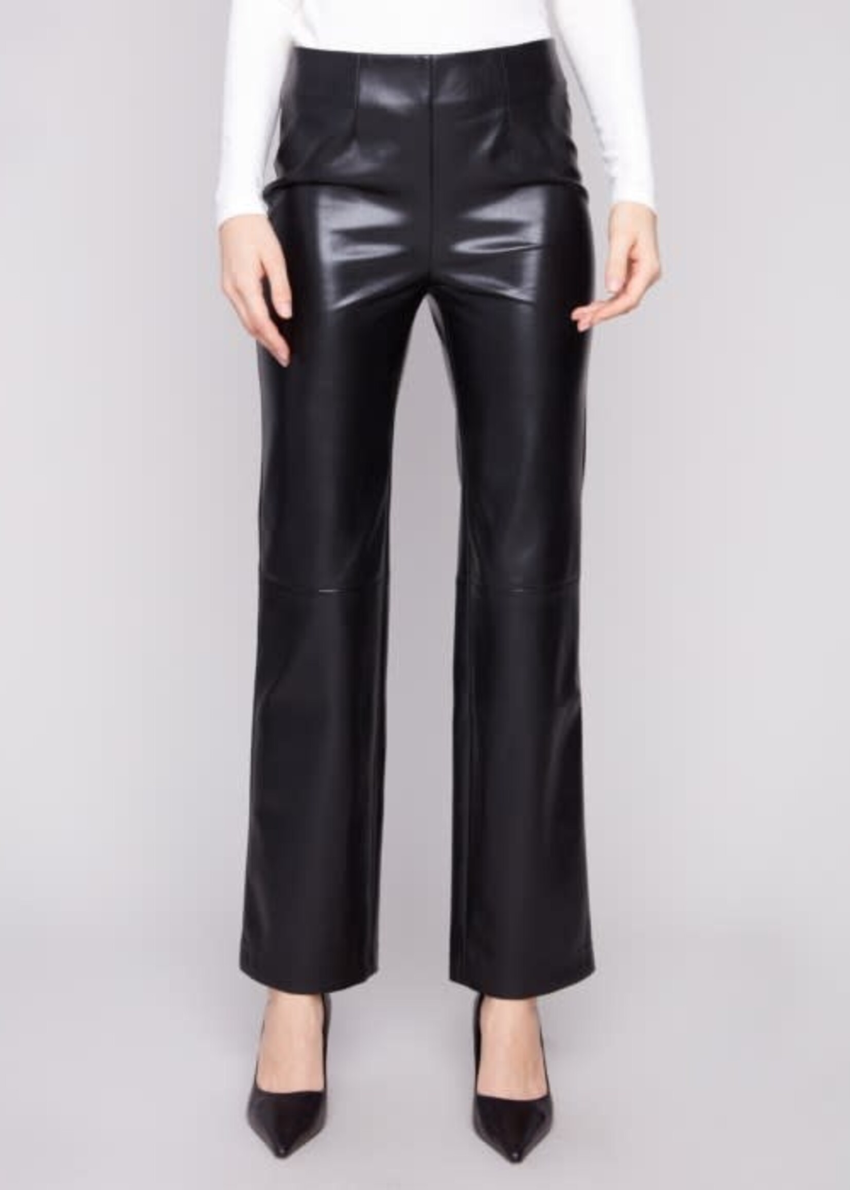 CHARLIE B CHARLIE B-PANTALON FAUX CUIR-C5685