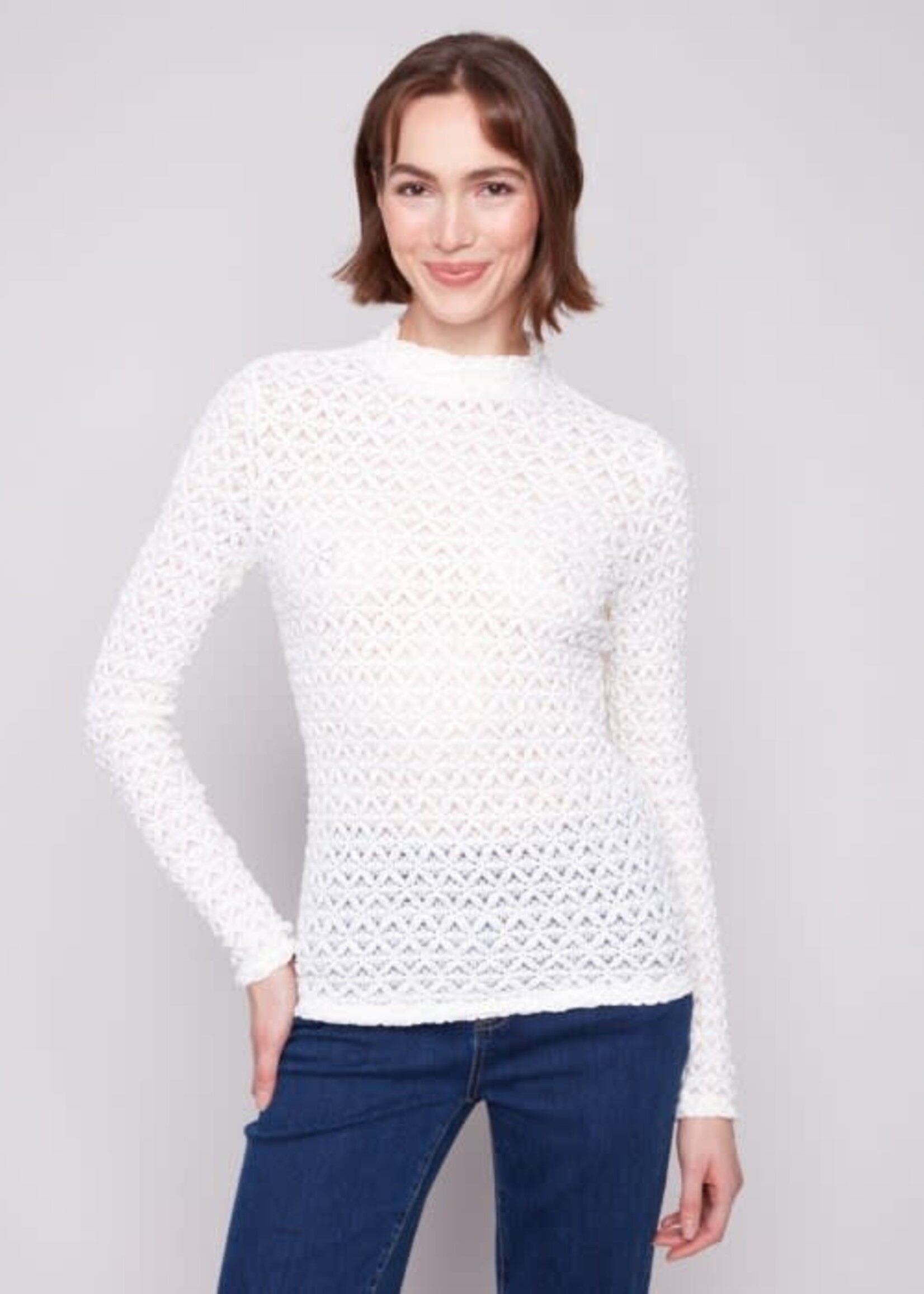 CHARLIE B CHARLIE B-CHANDAIL DENTELLE-C1371