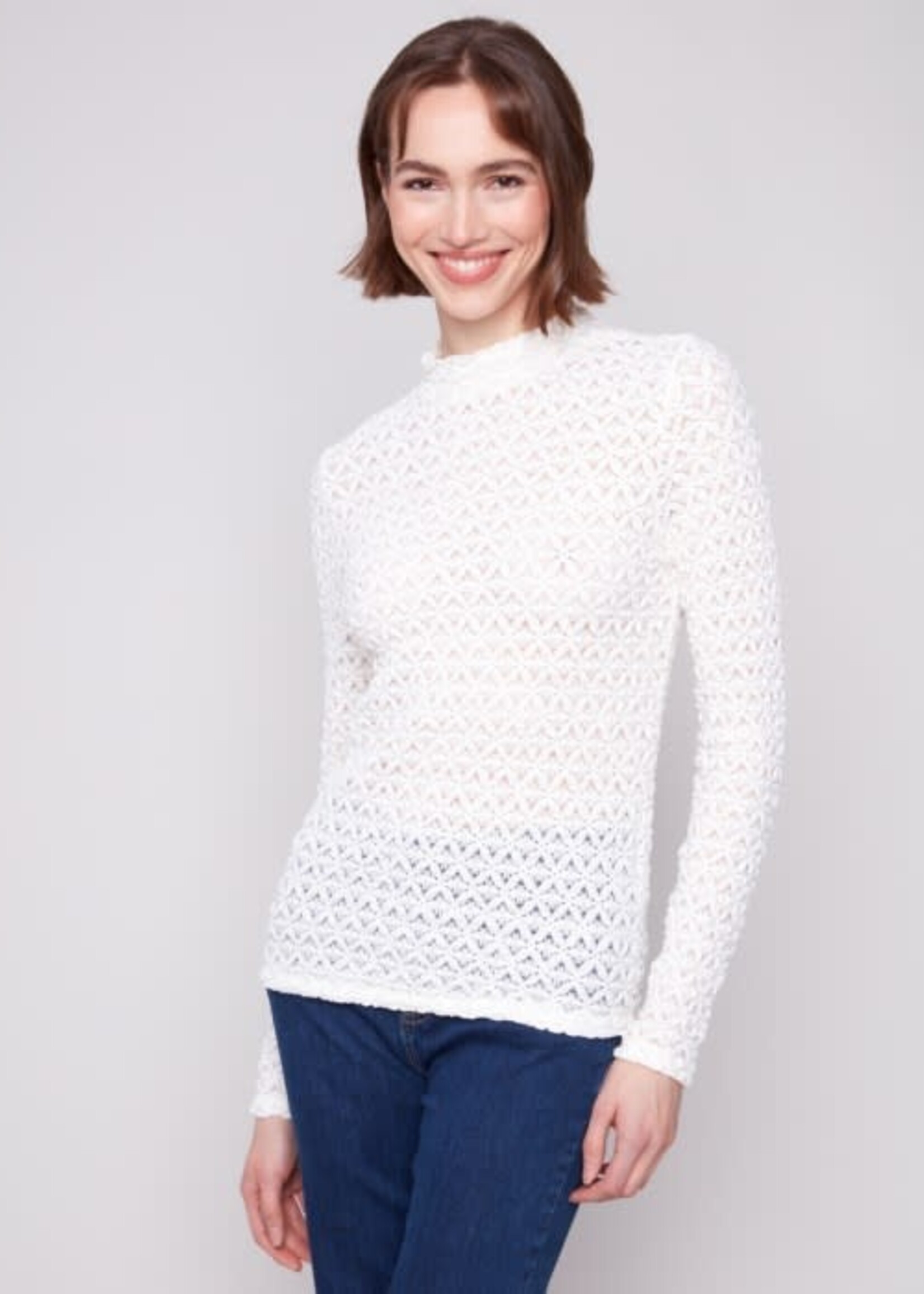 CHARLIE B CHARLIE B-CHANDAIL DENTELLE-C1371