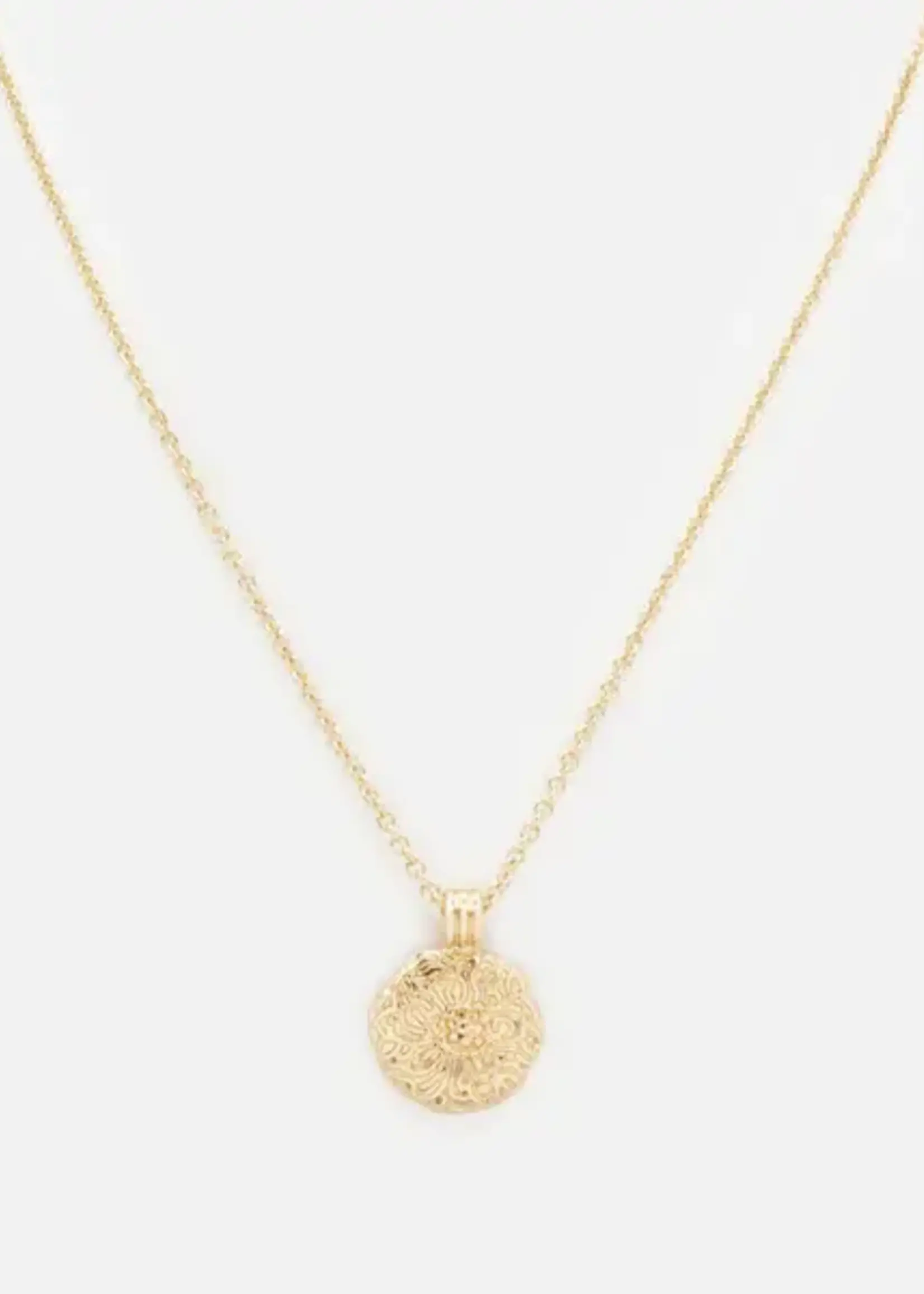 BIZOU BIZOU-COLLIER DORÉ BRELOQUE FLEUR-7080