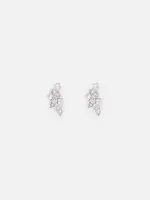 BIZOU BIZOU-BOUCLE OREILLE FEUILLE ARGENTÉ-8315