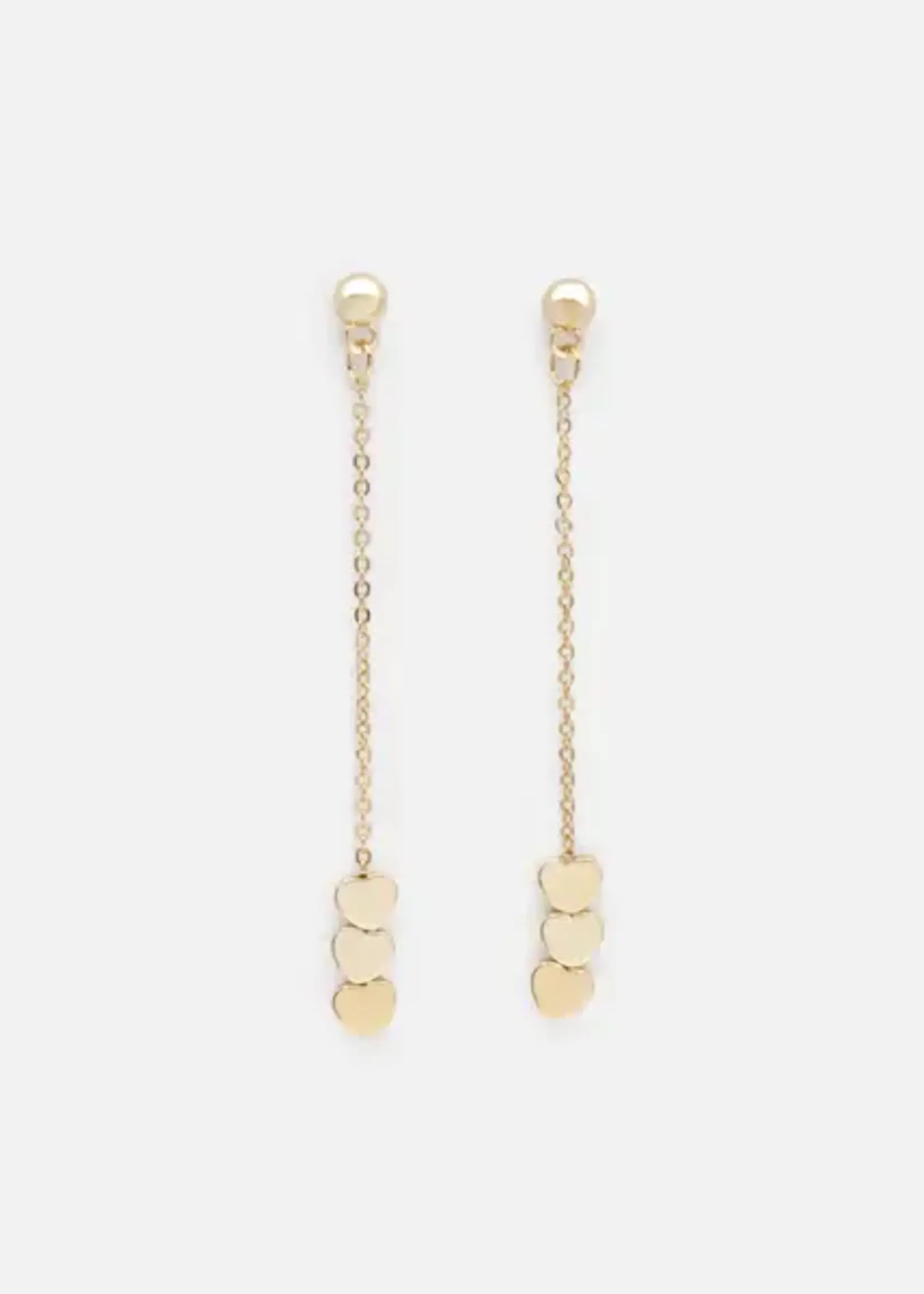 BIZOU BIZOU-BOUCLE OREILLE LONGUE COEURS-6397