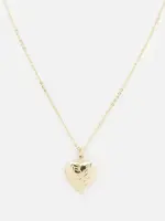 BIZOU BIZOU-COLLIER DORÉ MÉDAILLON COEUR-6533