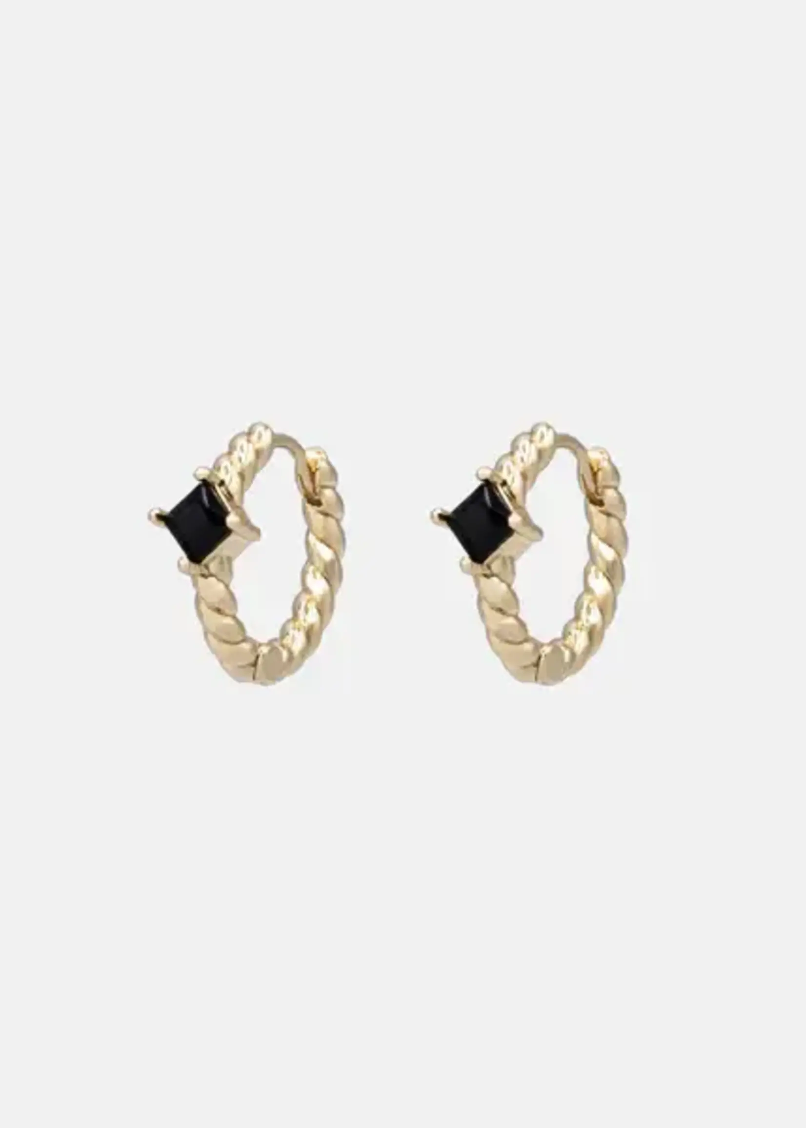 BIZOU BIZOU-BOUCLES OREILLES DORÉES ANNEAU-6298