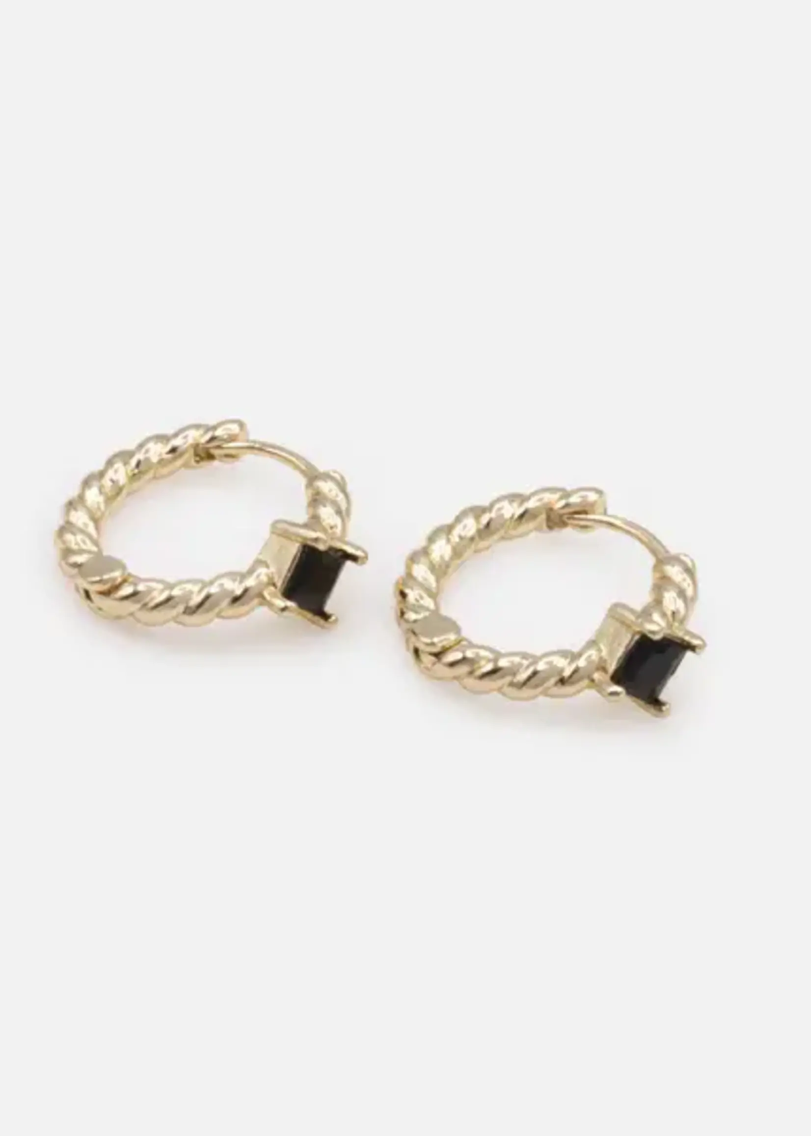 BIZOU BIZOU-BOUCLES OREILLES DORÉES ANNEAU-6298