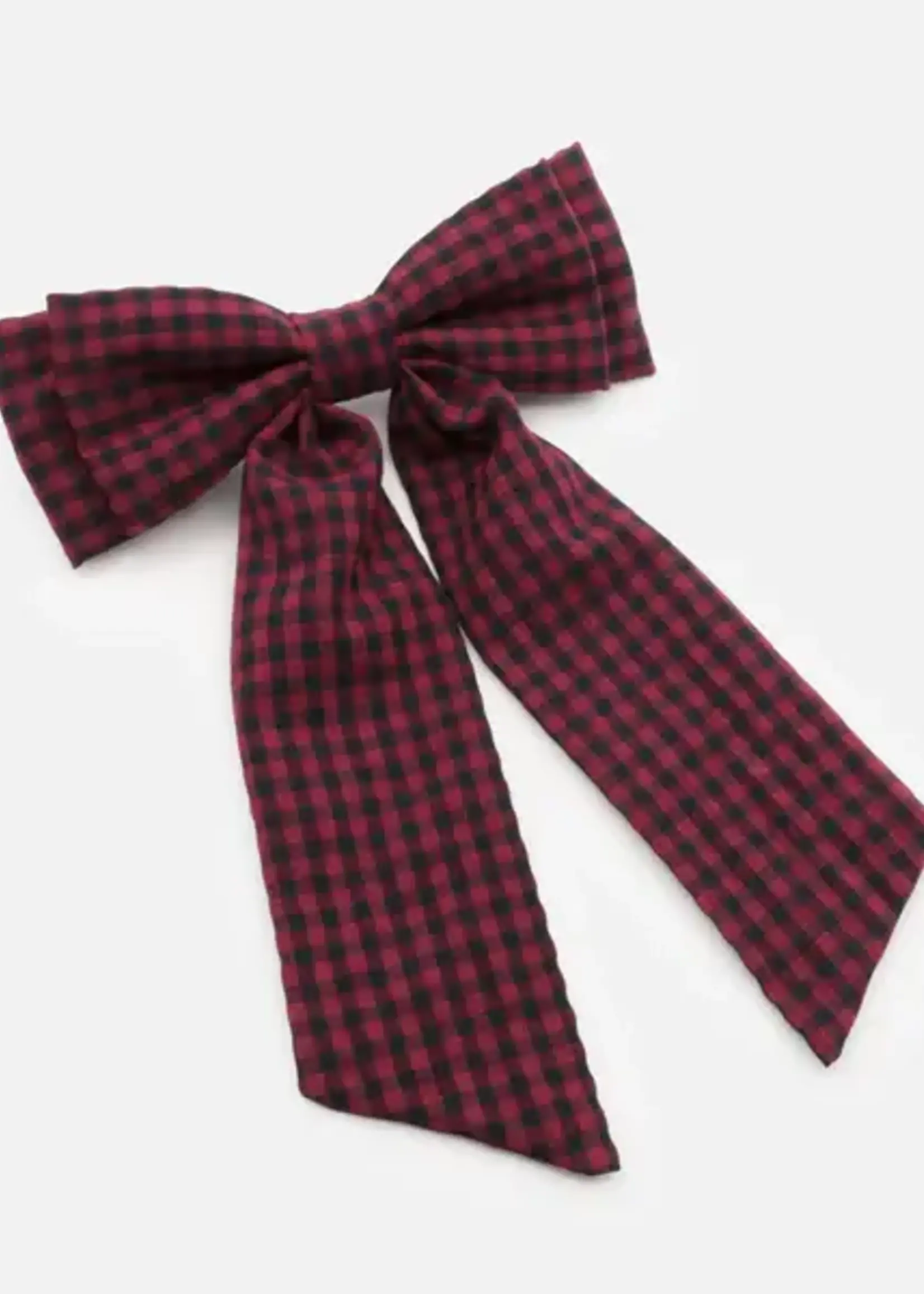 BIZOU BIZOU-BOUCLE À CARREAUX BOURGOGNE-7684