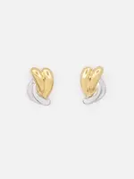 BIZOU BIZOU-BOUCLES OREILLES TORSADES DEUX TONS-8704
