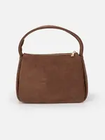 BIZOU BIZOU-SAC À MAIN BRUN PÂLE EFFET SUÈDE-7219