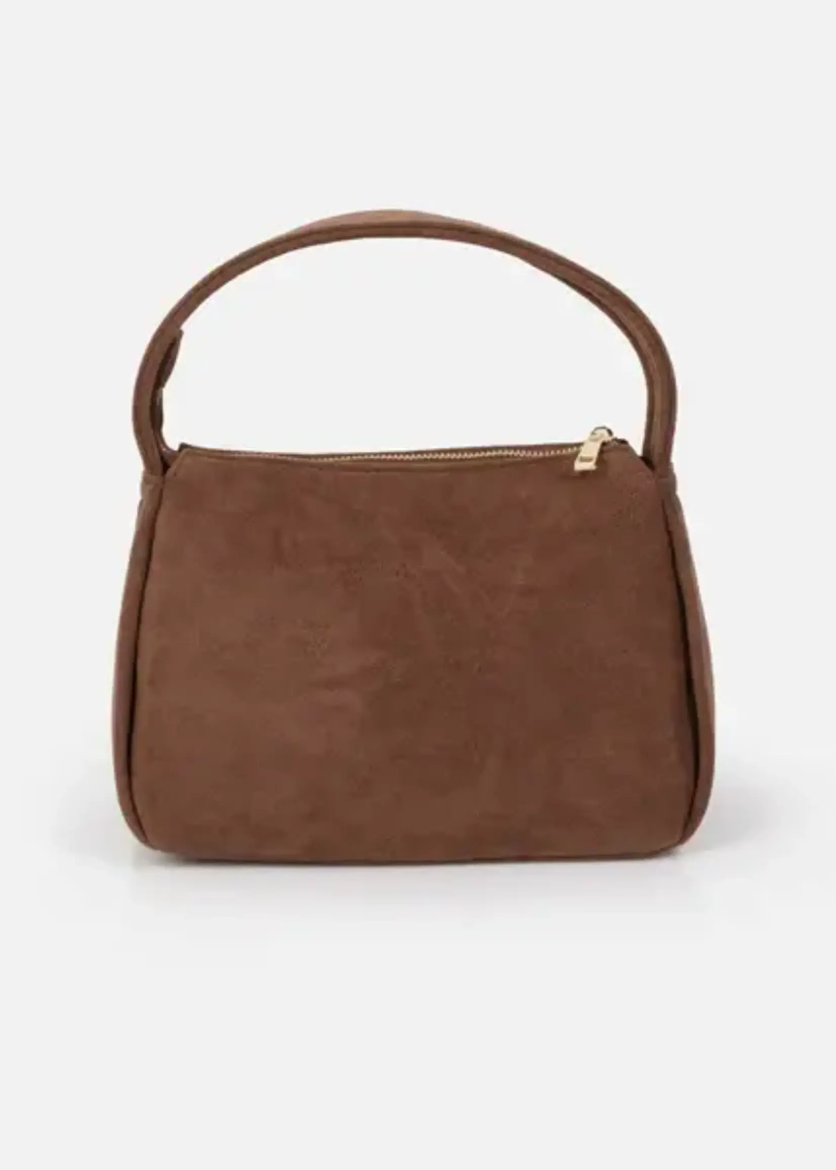 BIZOU BIZOU-SAC À MAIN BRUN PÂLE EFFET SUÈDE-7219